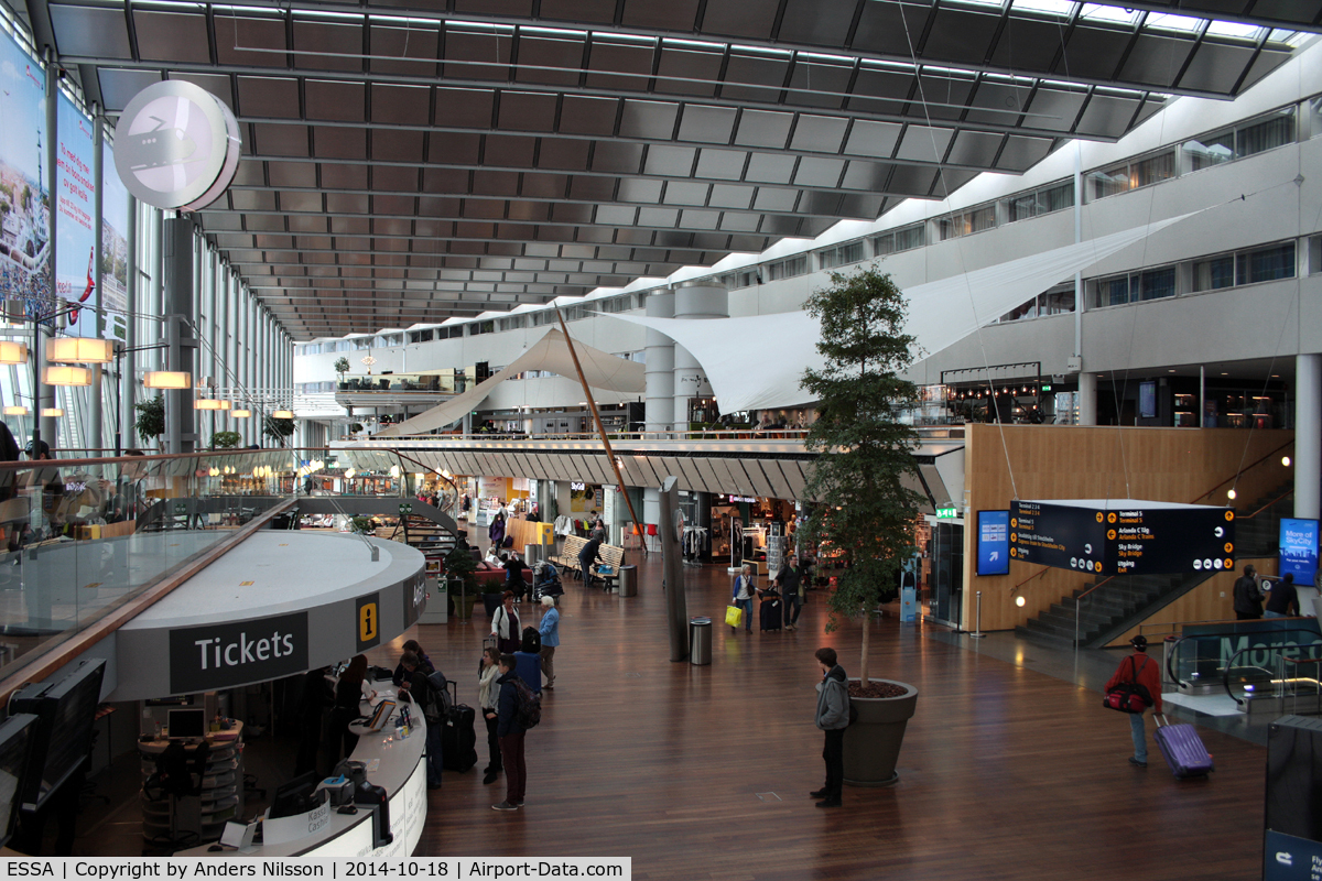 Stockholm-Arlanda Airport, Stockholm Sweden (ESSA) - Sky City.