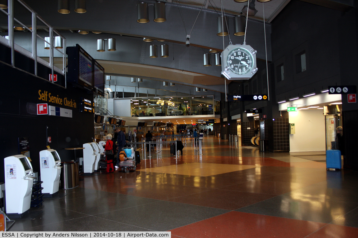 Stockholm-Arlanda Airport, Stockholm Sweden (ESSA) - Terminal 2.