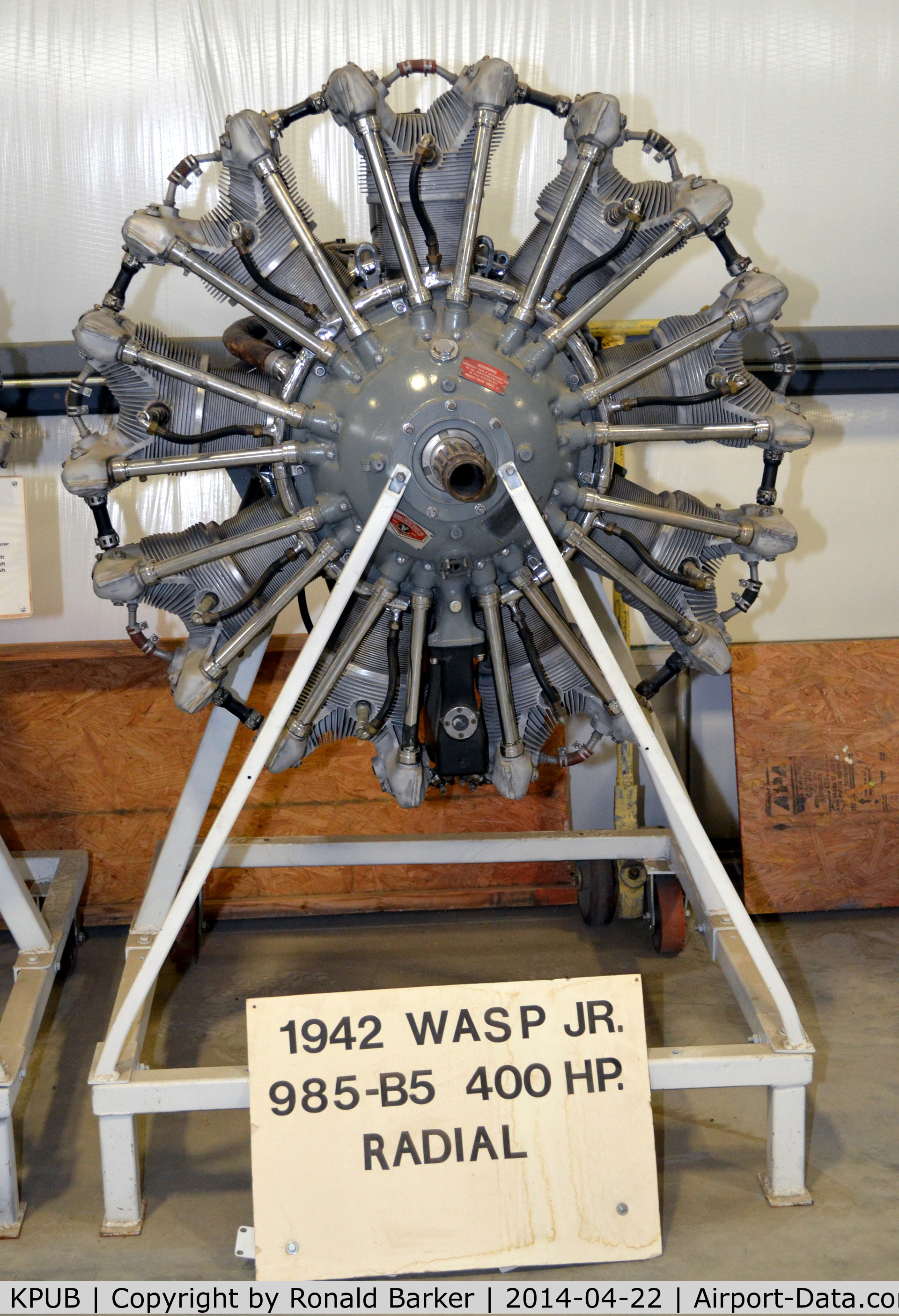 Pueblo Memorial Airport (PUB) - 1942 Wasp engine-Weisbrod Aircraft Museum