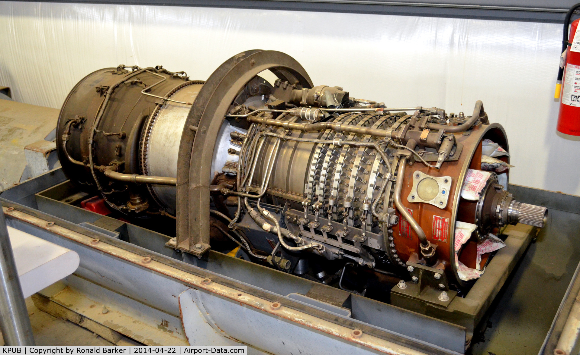 Pueblo Memorial Airport (PUB) - Jet engine Weisbrod Aircraft Museum