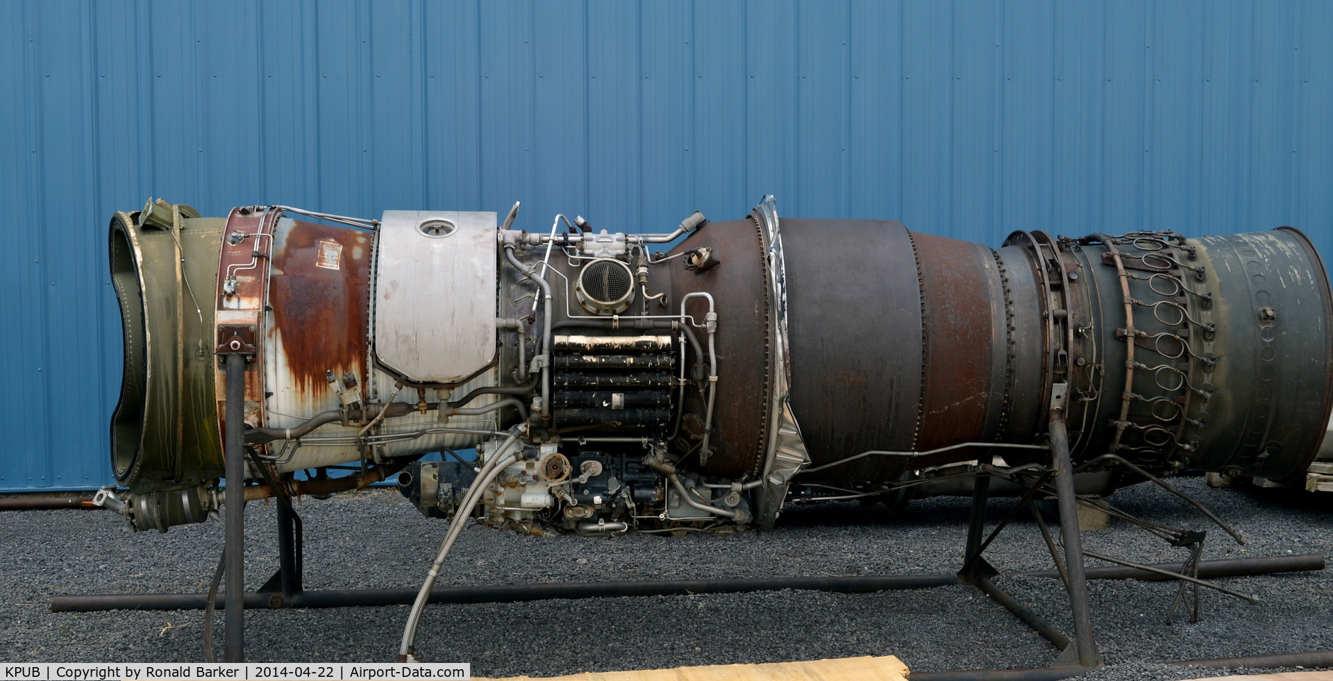 Pueblo Memorial Airport (PUB) - Jet engine-Weisbrod Aircraft Museum