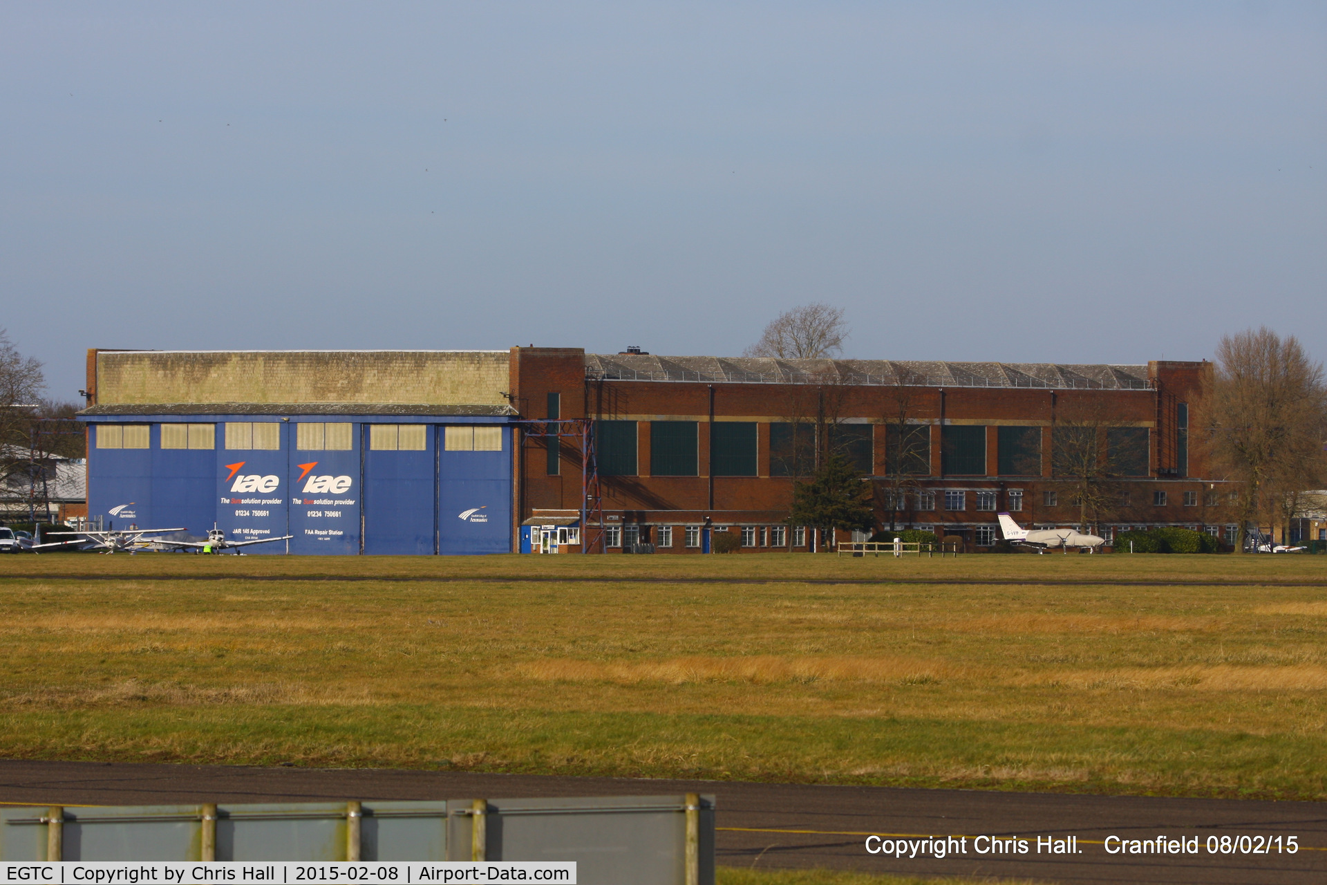 Cranfield Airport, Cranfield, England United Kingdom (EGTC) - Type C hangar at Cranfield