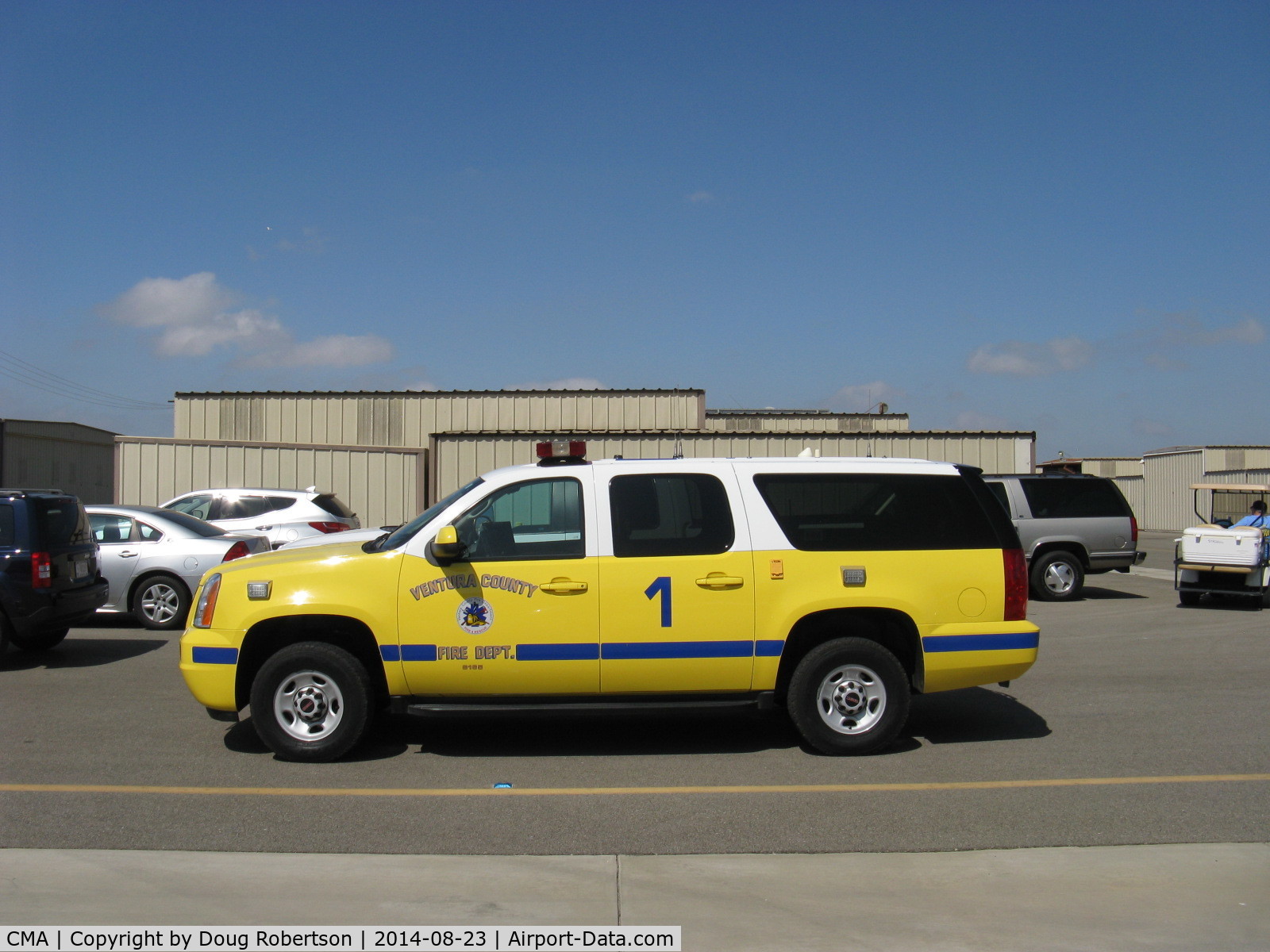 Camarillo Airport (CMA) - Ventura County Fire Department Station vehicle at CMA.