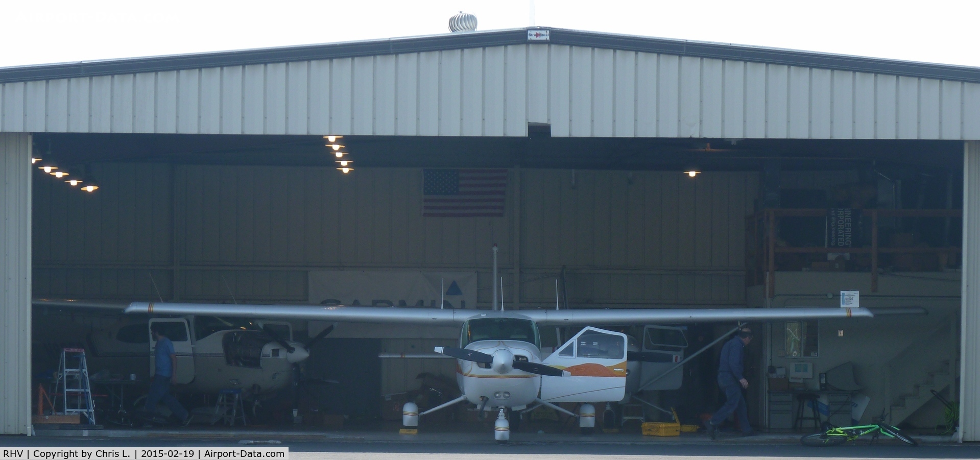 Reid-hillview Of Santa Clara County Airport (RHV) - The local avionics shop on the field.