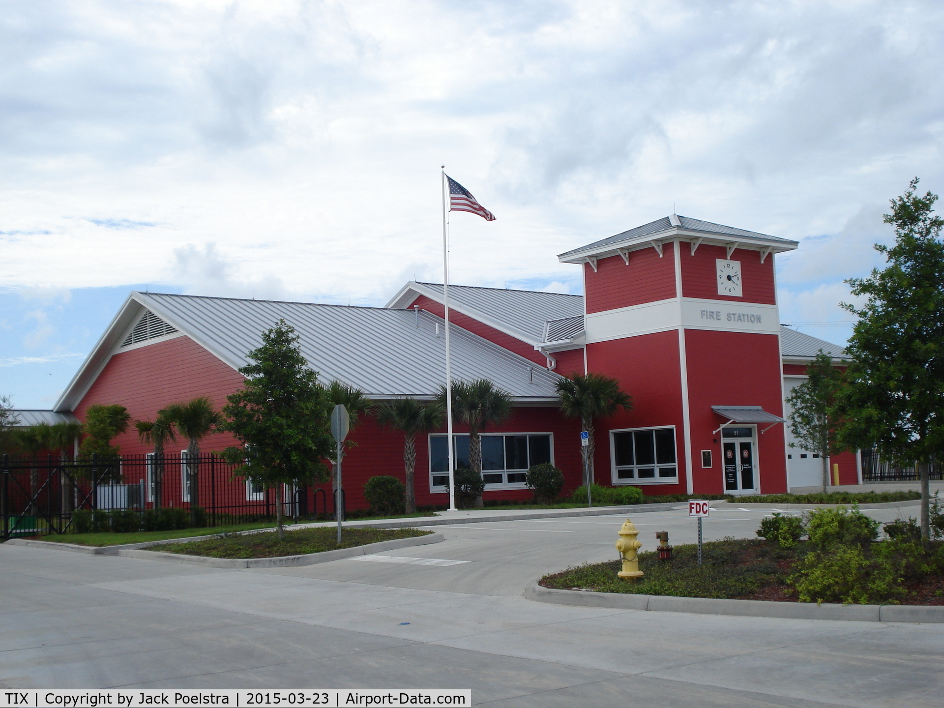 Space Coast Regional Airport (TIX) - Airport Fire station at Space coast airport, Titusville  Fla.