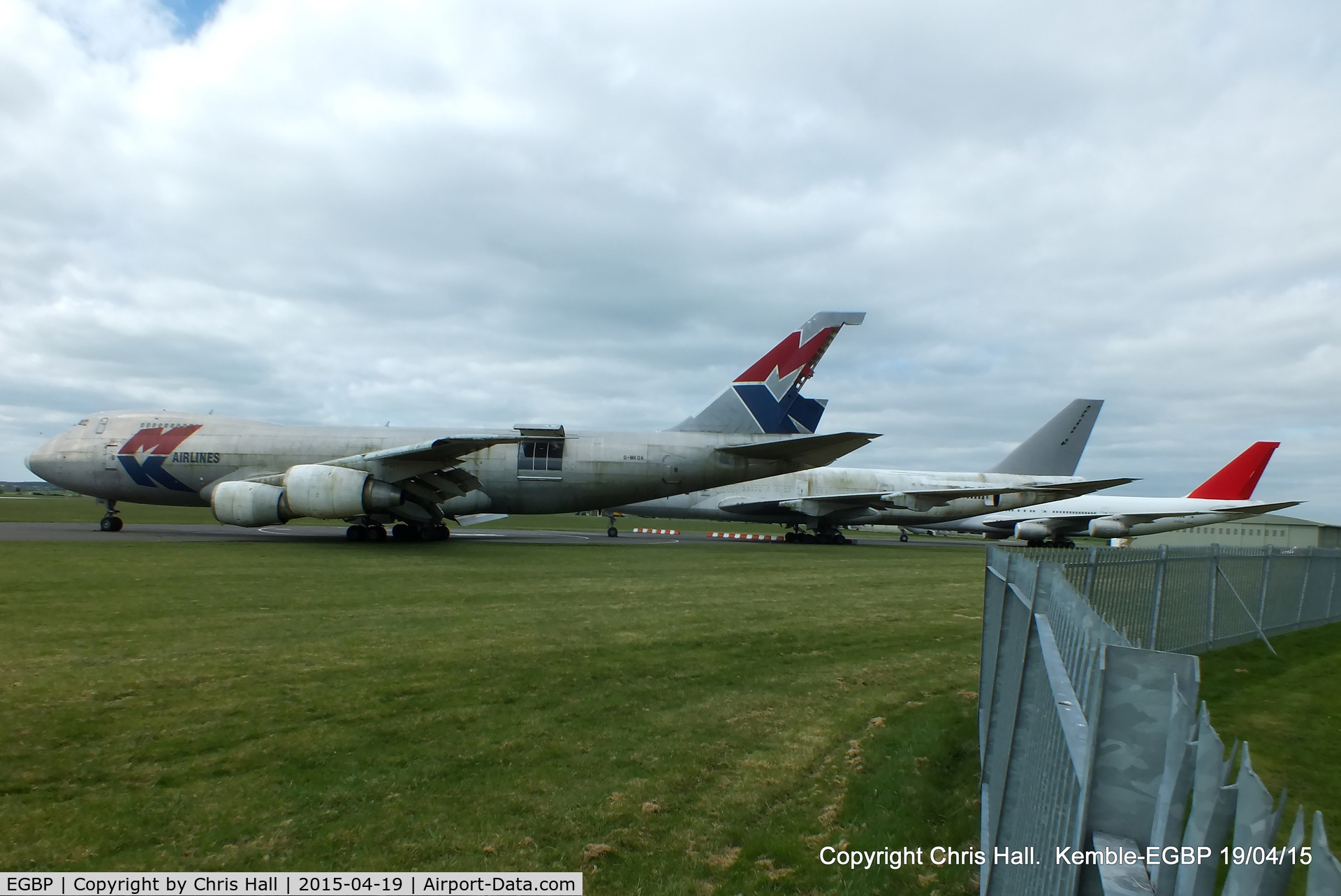 Kemble Airport, Kemble, England United Kingdom (EGBP) - 747's in storage at Kemble