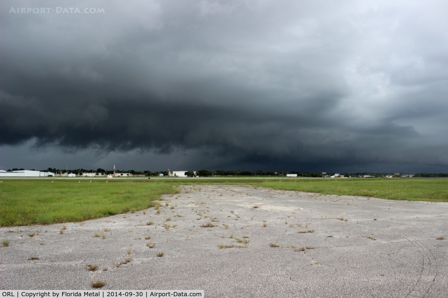 Executive Airport (ORL) - Strong afternoon Florida storms over Orlando Exec