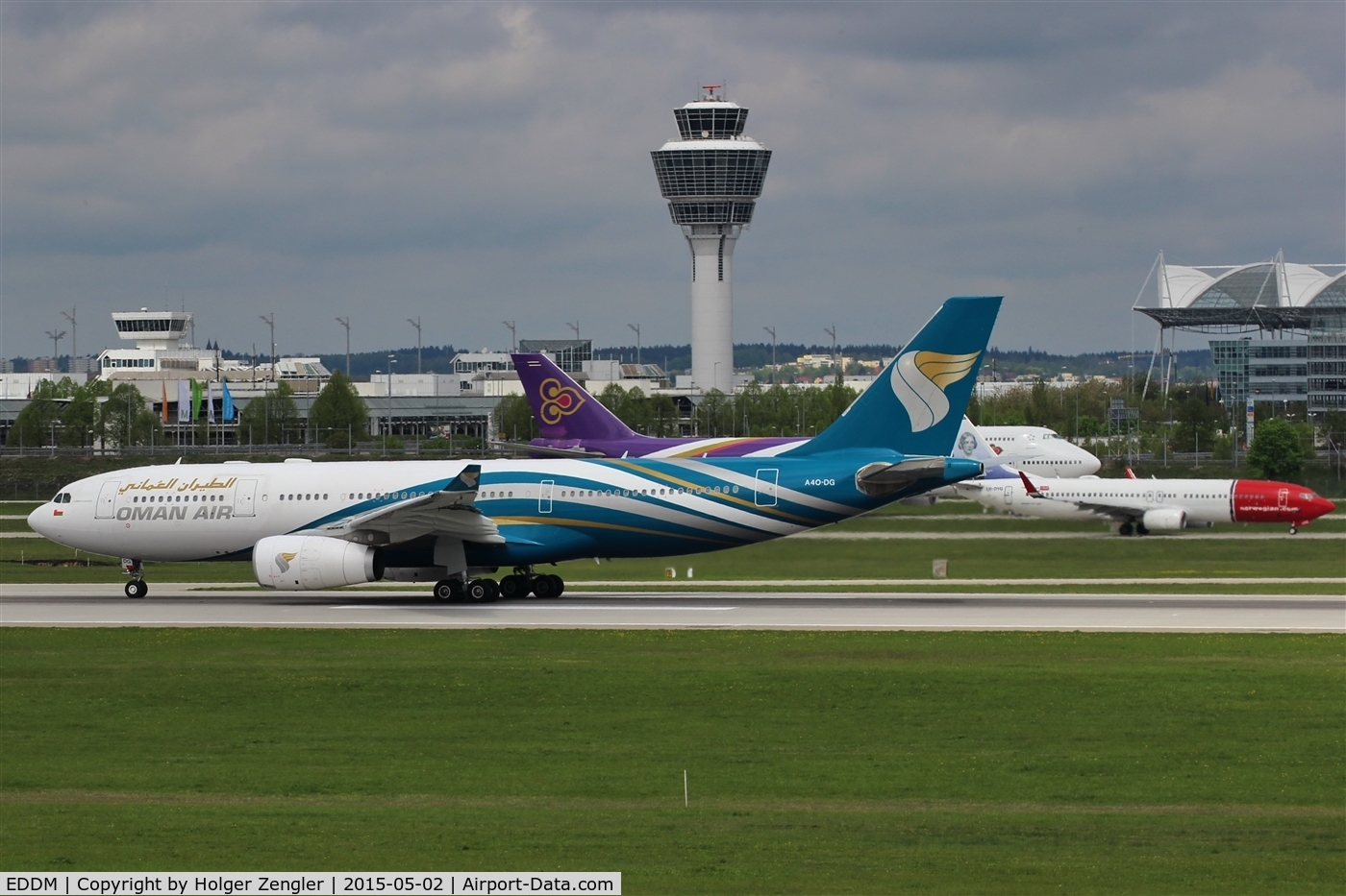 Munich International Airport (Franz Josef Strauß International Airport), Munich Germany (EDDM) - Traffic jam in sight of Munich tower....