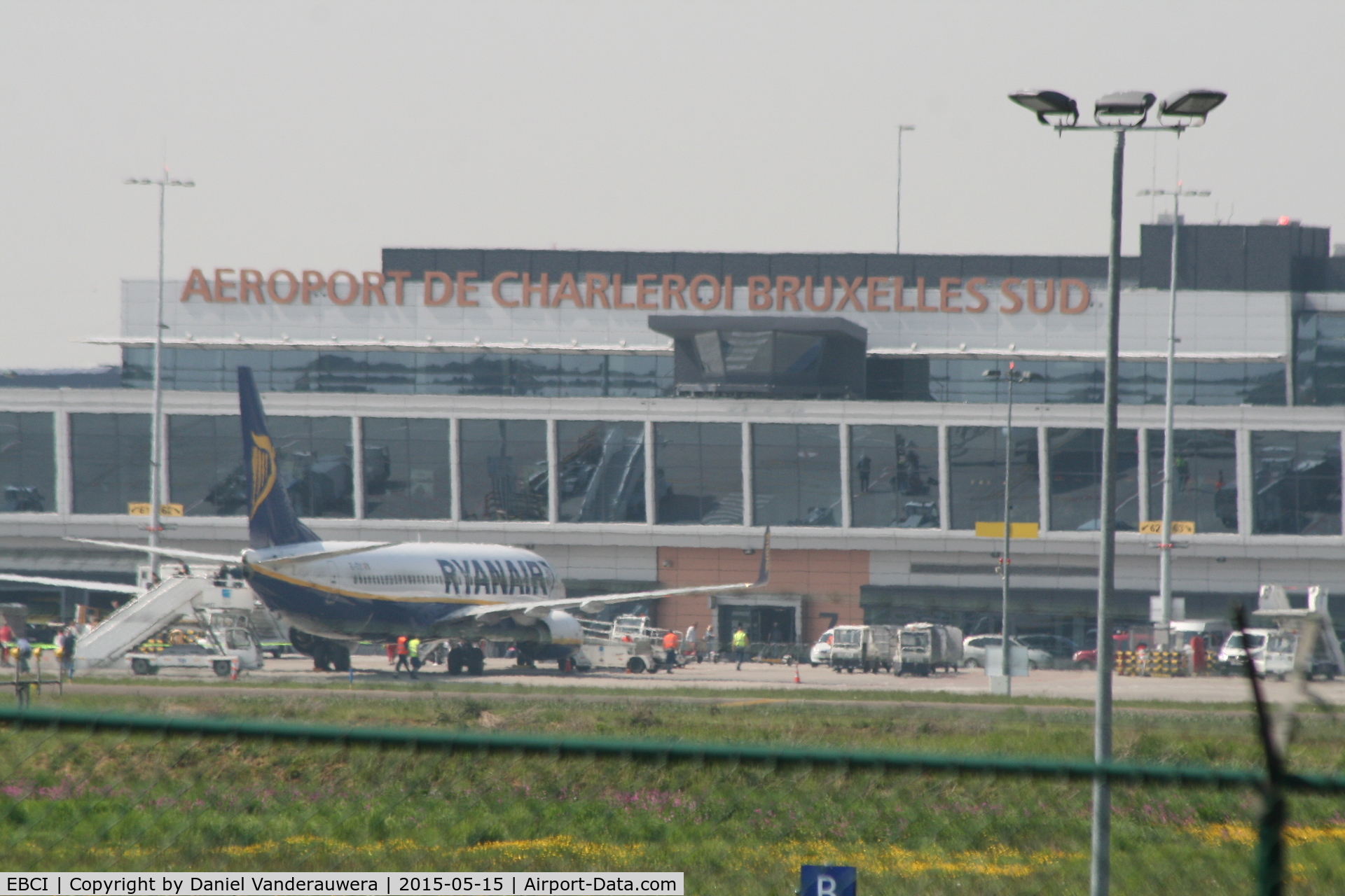 Brussels South Charleroi Airport, Charleroi Belgium (EBCI) - Low cost airlines apron