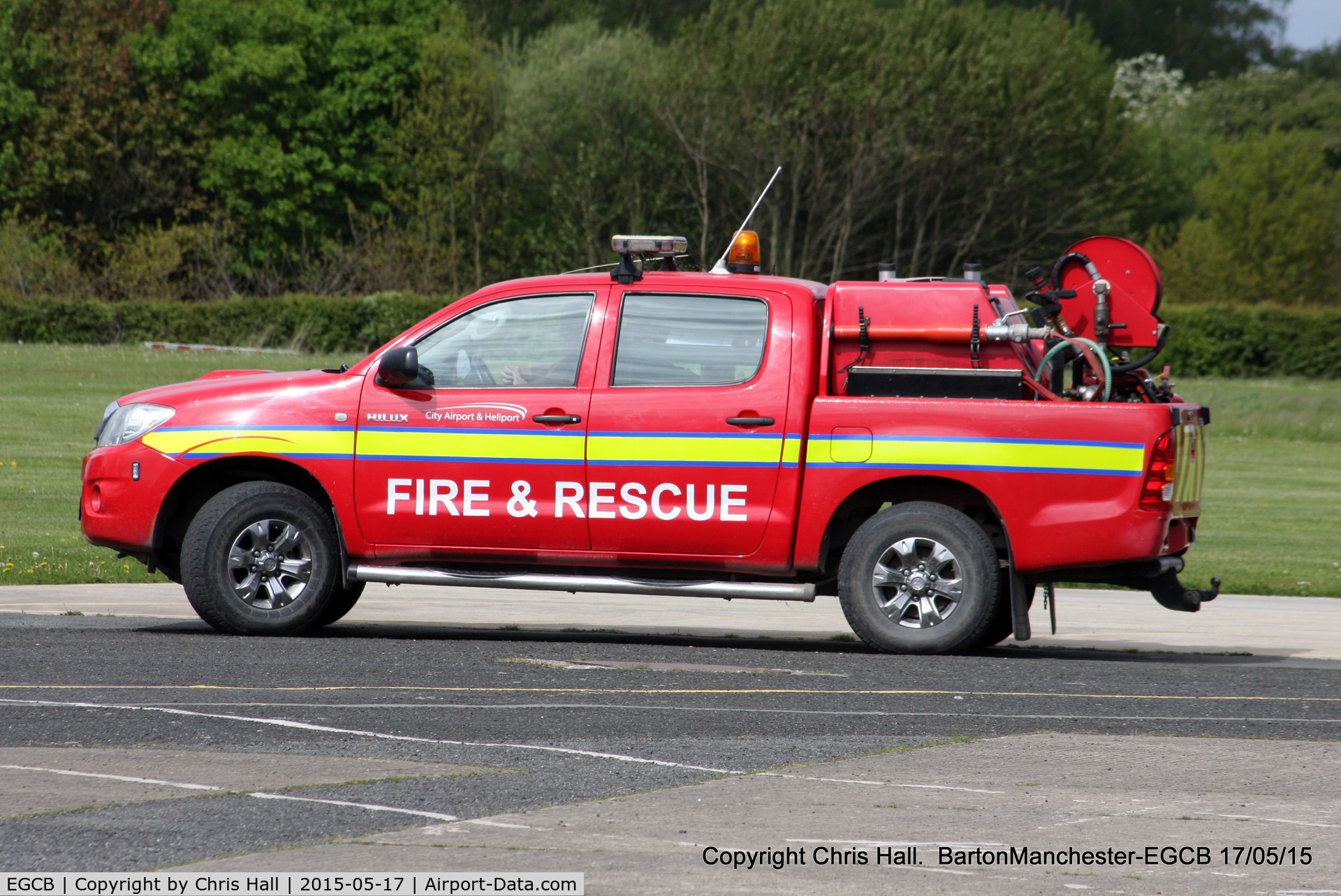 City Airport Manchester, Manchester, England United Kingdom (EGCB) - Barton Fire Truck