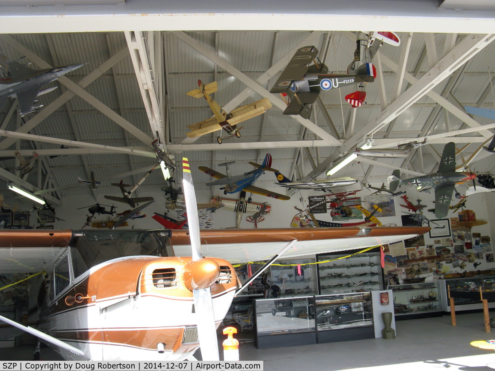 Santa Paula Airport (SZP) - 12 CURTISS TAXI, huge collection of model aircraft on public display