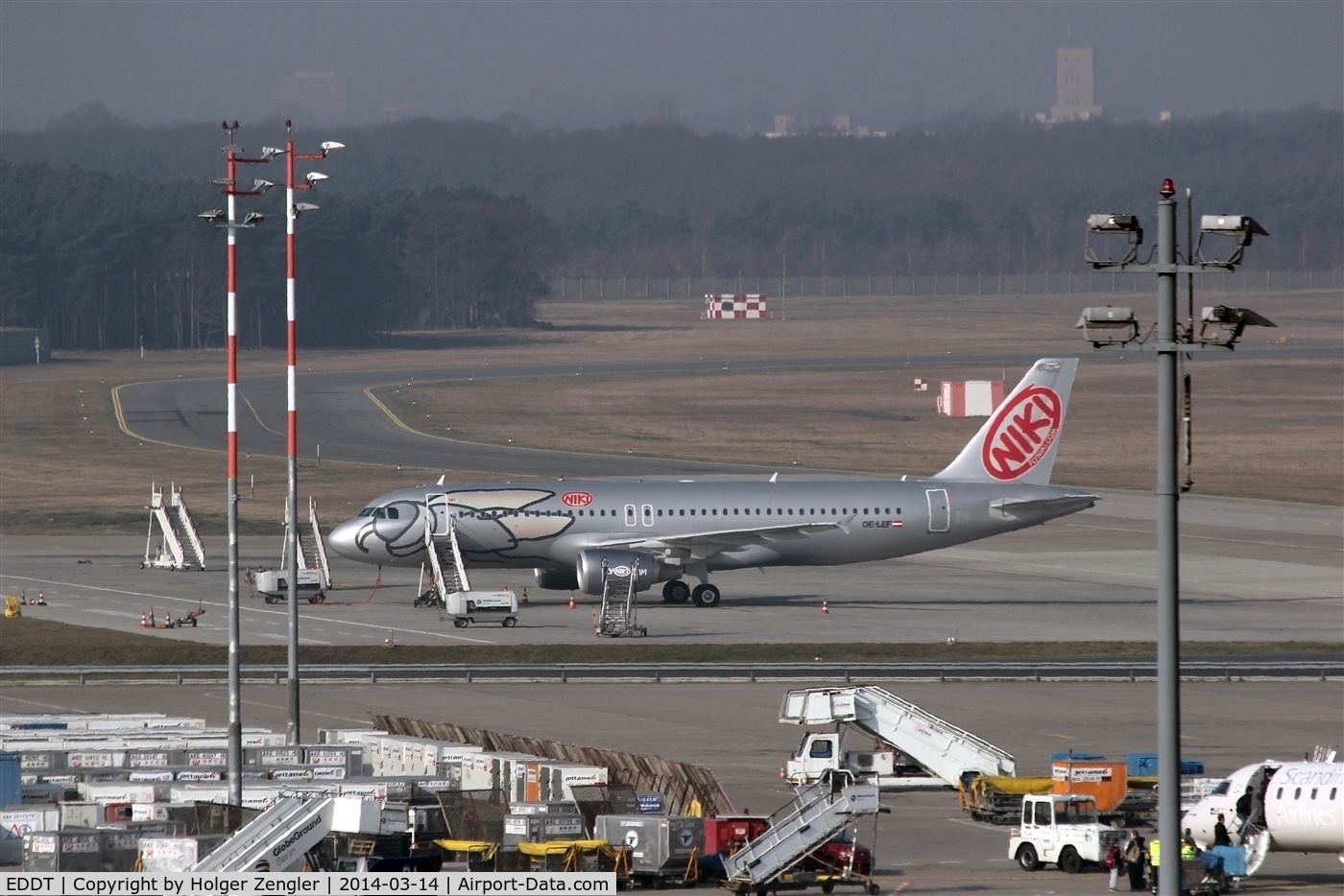 Tegel International Airport (closing in 2011), Berlin Germany (EDDT) - Westbound view from visitor´s terrace.......