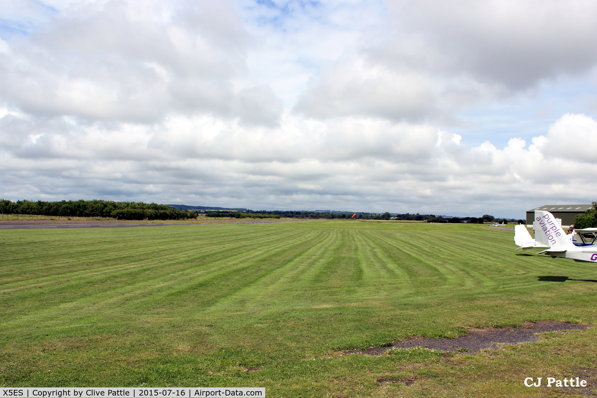 X5ES Airport - Airfield view at Eshott X5ES