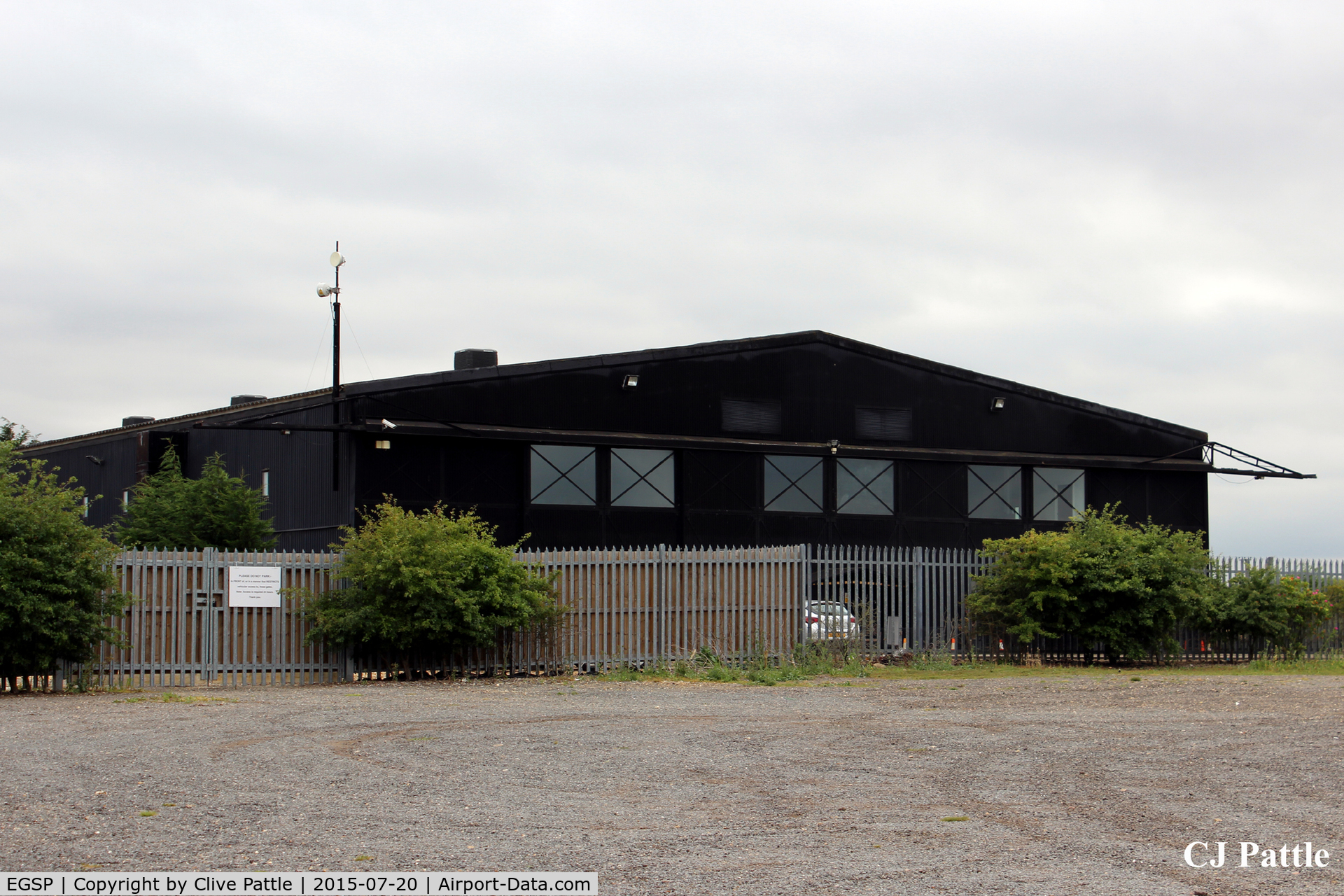 Peterborough/Sibson Airport, Peterborough, England United Kingdom (EGSP) - Another WWII hangar at Sibson EGSP, now not used for aviation related purposes.