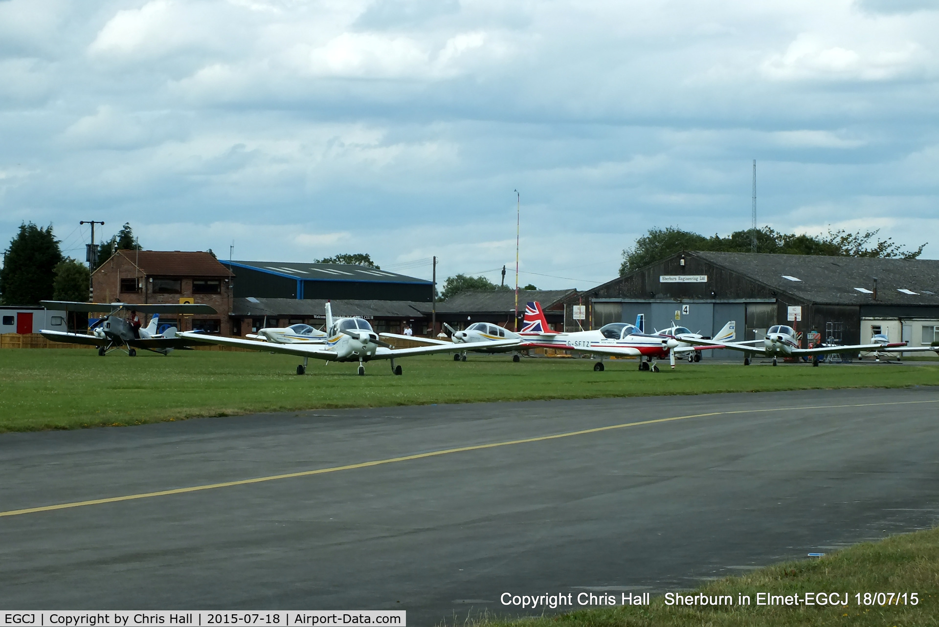 Sherburn-in-Elmet Airfield Airport, Sherburn-in-Elmet, England United Kingdom (EGCJ) - Sherburn in Elmet