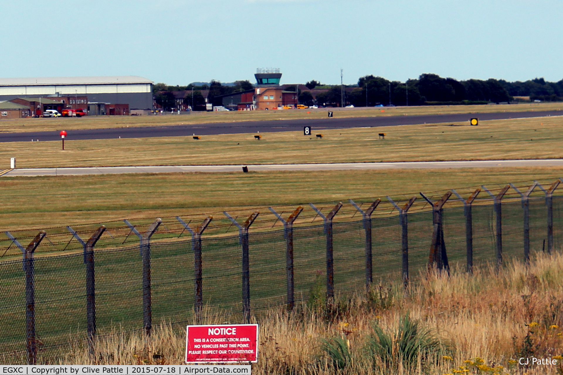 RAF Coningsby Airport, Coningsby, England United Kingdom (EGXC) - Airfield view RAF Coningsby EGXC