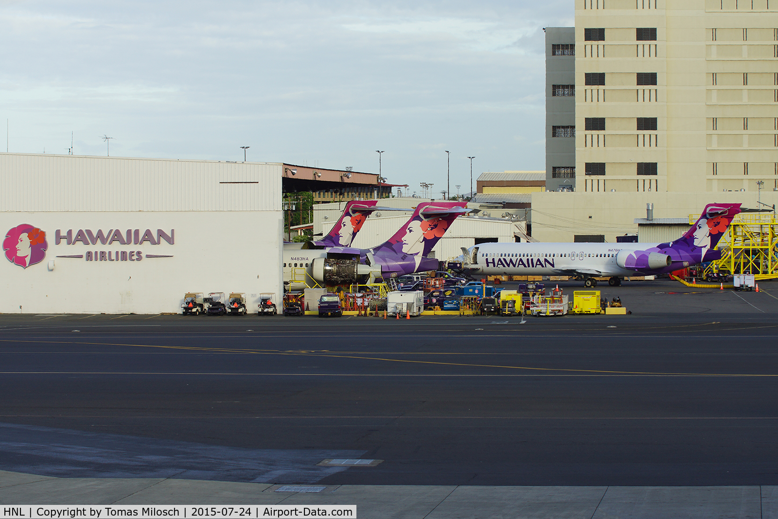 Honolulu International Airport (HNL) - Hawaiian's headquarter at HNL