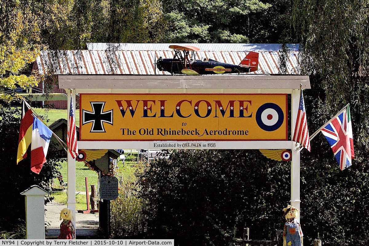 Old Rhinebeck Airport (NY94) - The entrance to a mecca of vintage aviation