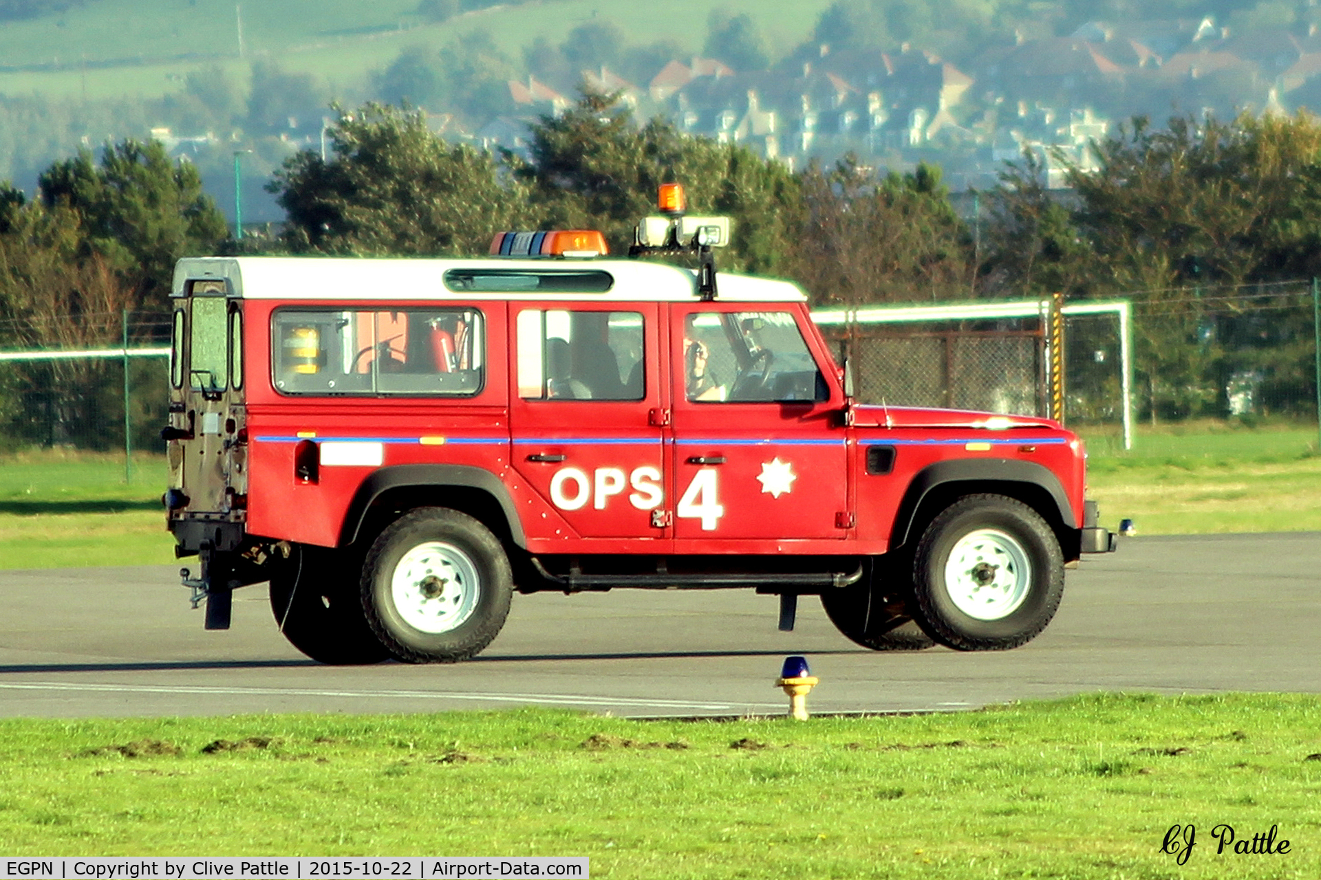 Dundee Airport, Dundee, Scotland United Kingdom (EGPN) - Airfield Operations vehicle at Dundee Riverside EGPN
