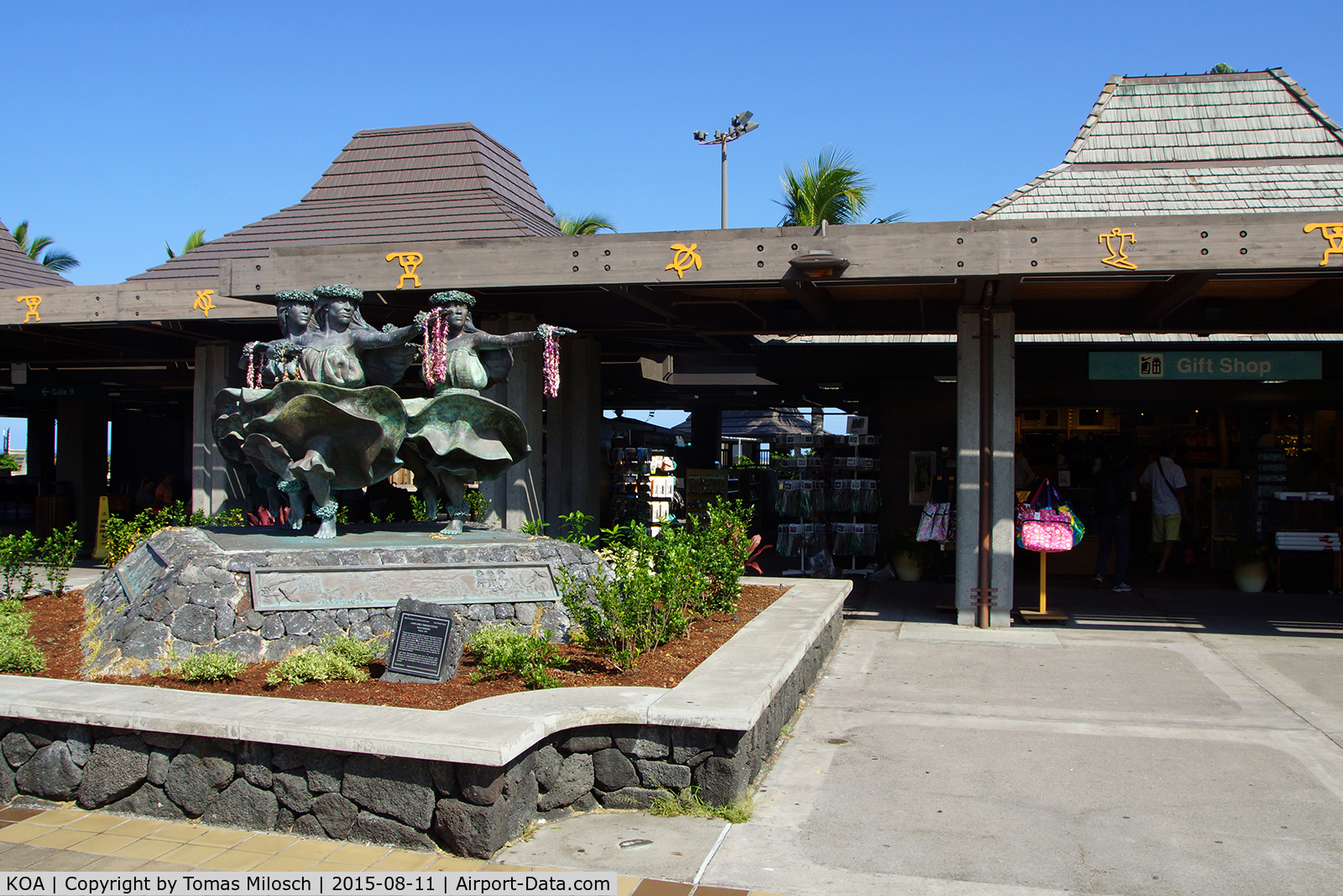 Kona International At Keahole Airport (KOA) - There seems to be no need for a roof in Kona...