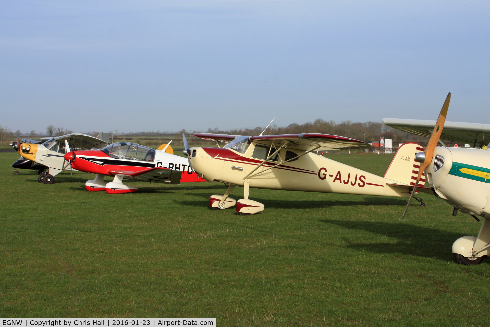 Wickenby Aerodrome Airport, Lincoln, England United Kingdom (EGNW) - lined up before our A2A photoshoot