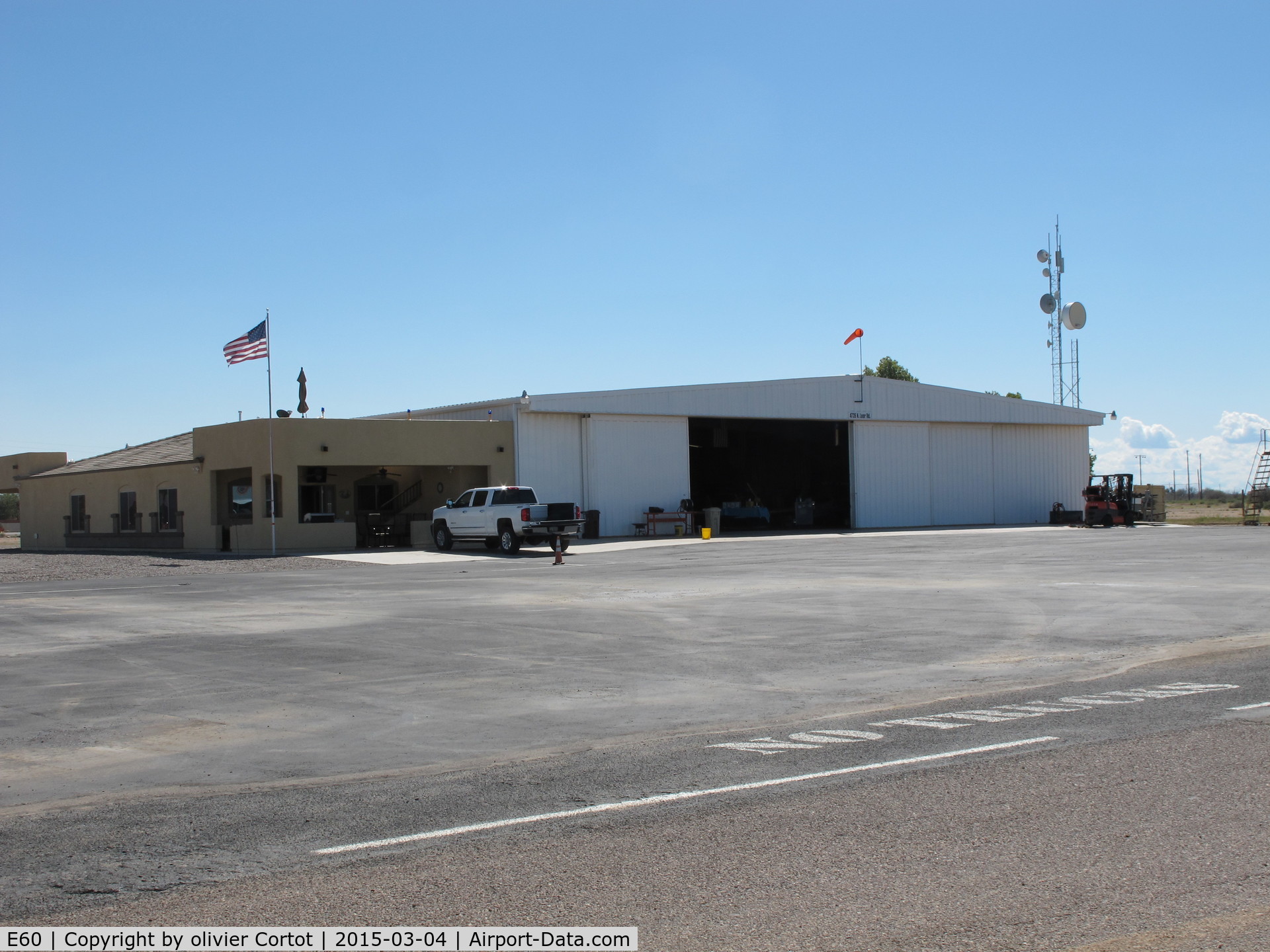 Eloy Municipal Airport (E60) - one of the hangars