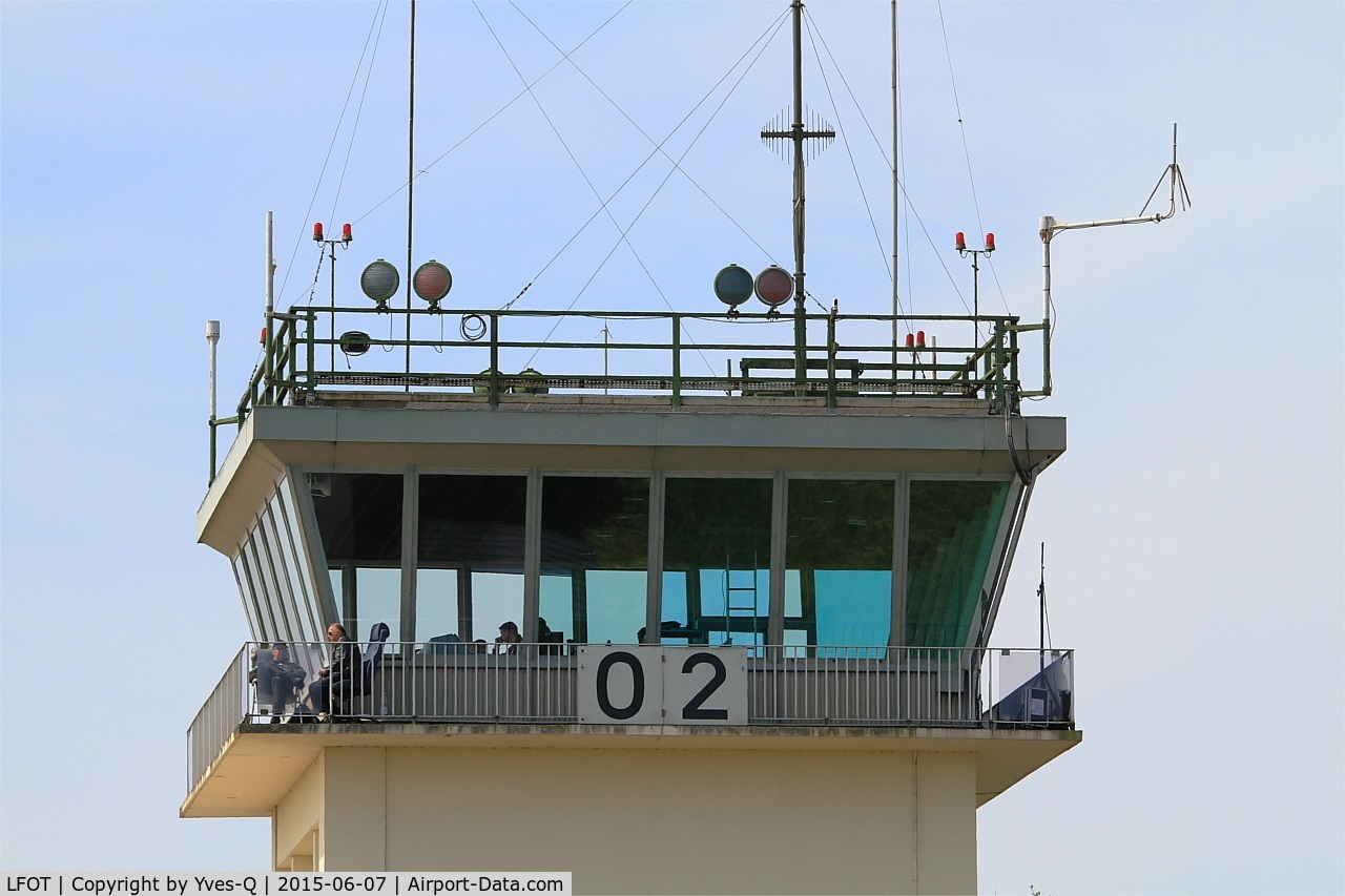Tours Val de Loire Airport, Tours France (LFOT) - Control tower, Tours - St Symphorien Air Base 705 (LFOT-TUF)