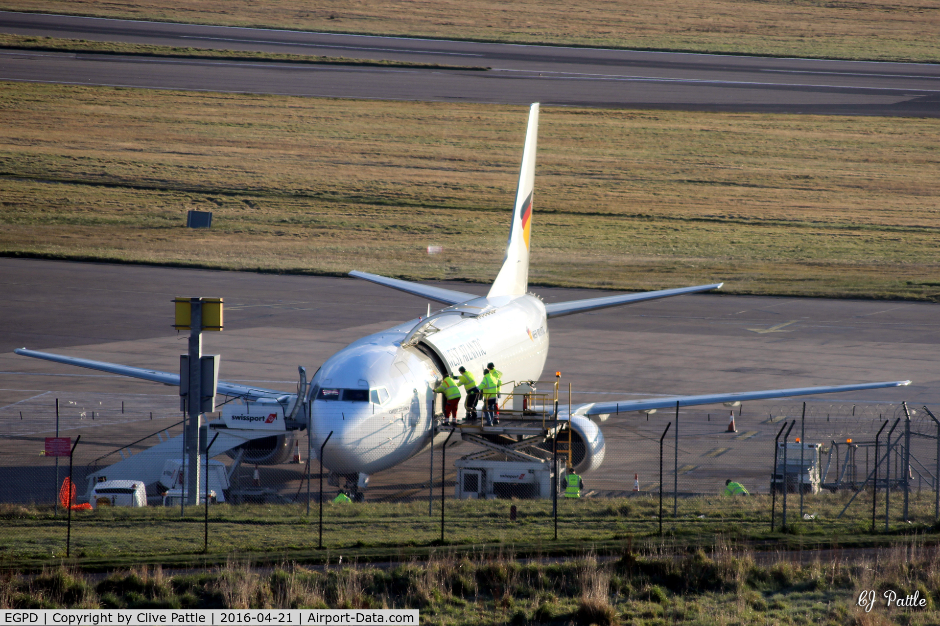 Aberdeen Airport, Aberdeen, Scotland United Kingdom (EGPD) - Aberdeen EGPD cargo area