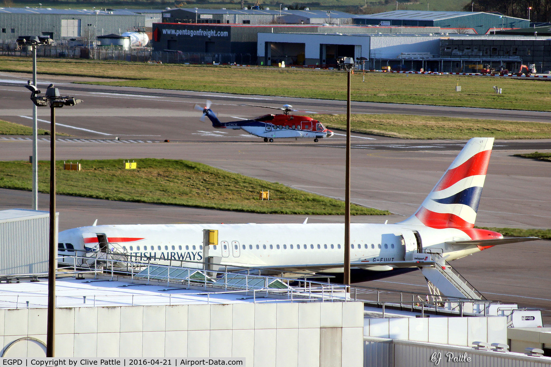 Aberdeen Airport, Aberdeen, Scotland United Kingdom (EGPD) - Aberdeen EGPD terminal looking north
