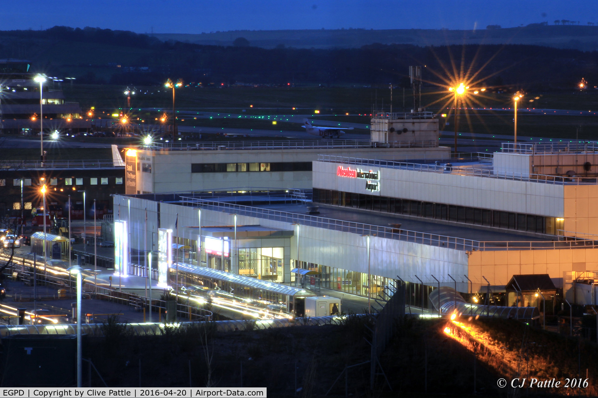 Aberdeen Airport, Aberdeen, Scotland United Kingdom (EGPD) - Main passenger terminal at Aberdeen EGPD