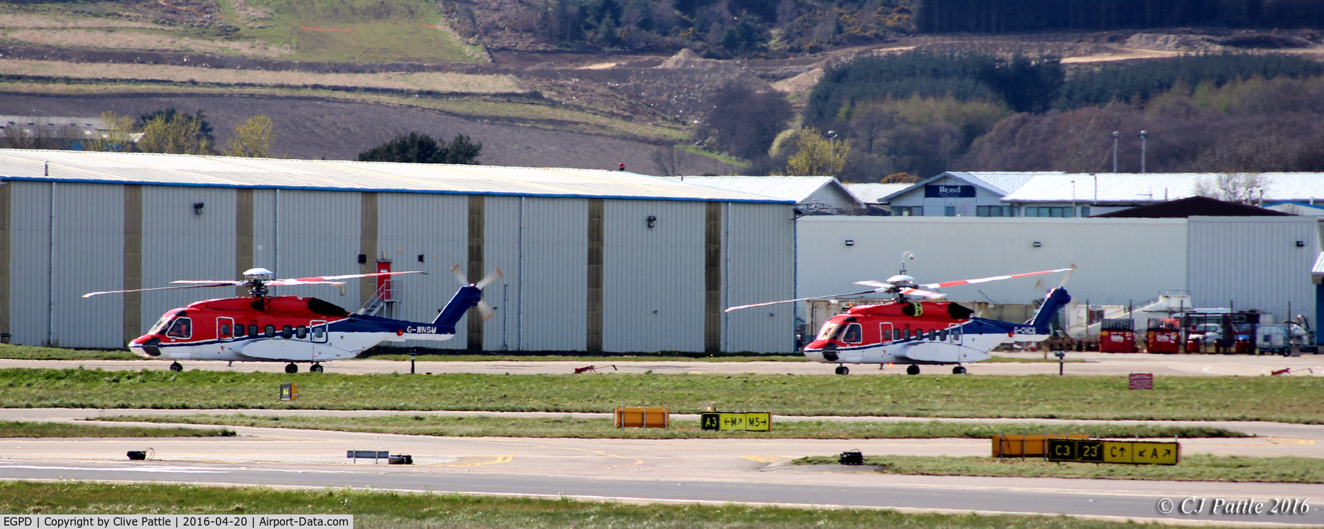 Aberdeen Airport, Aberdeen, Scotland United Kingdom (EGPD) - General view  at Aberdeen EGPD