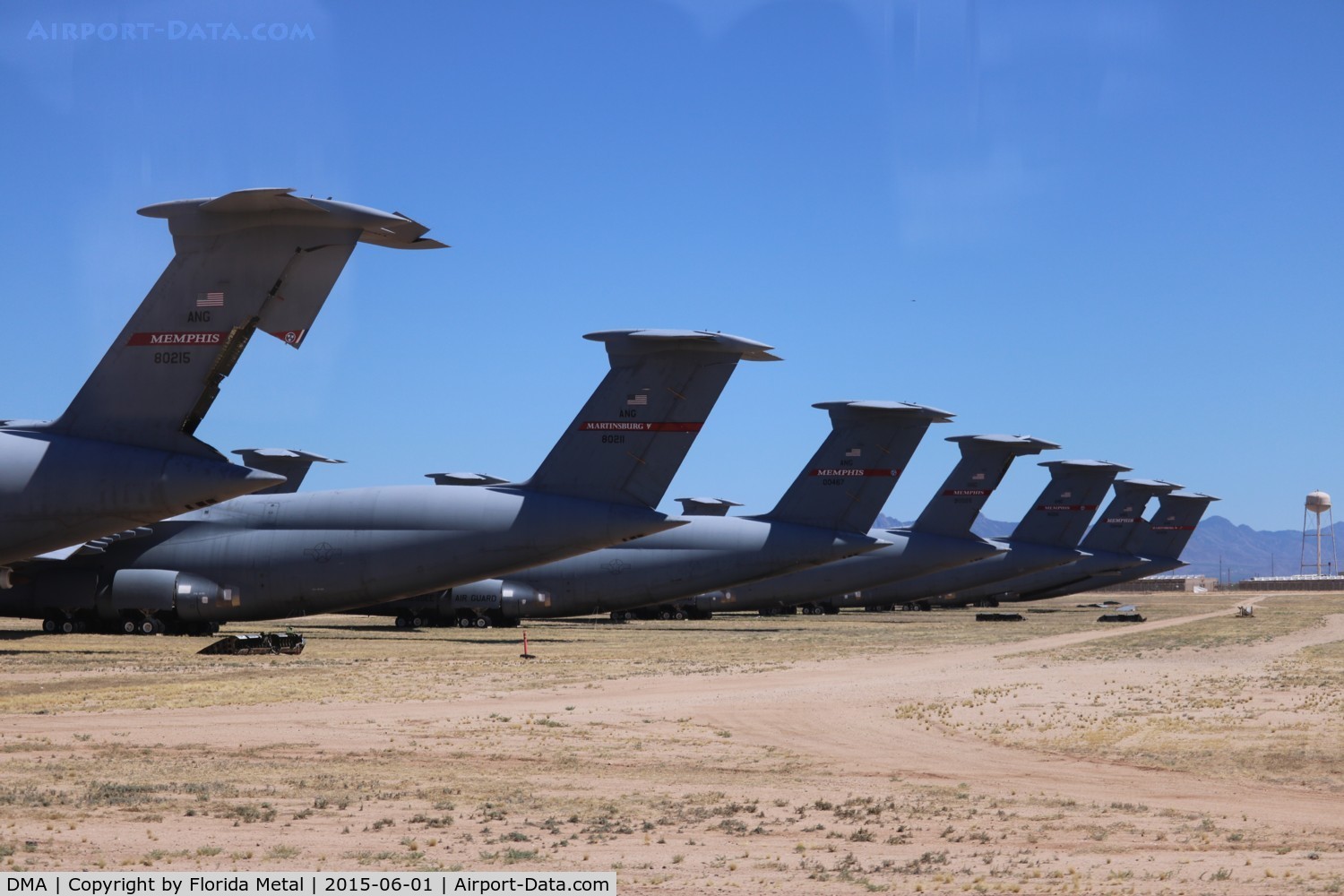 Davis Monthan Afb Airport (DMA) - C-5 tails