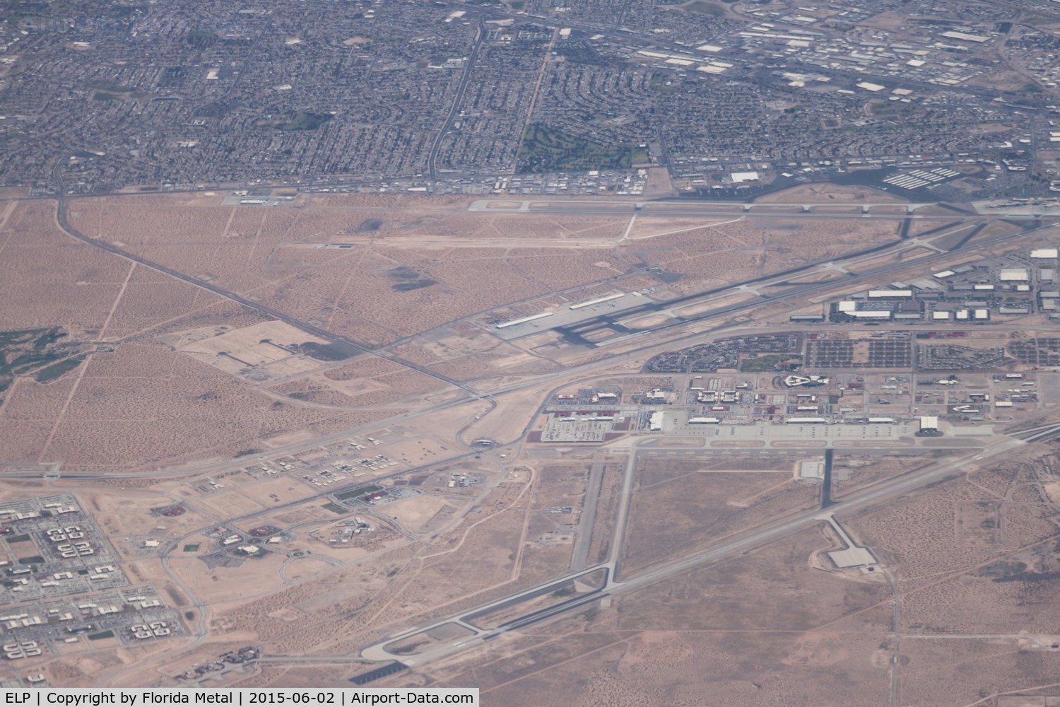 El Paso International Airport (ELP) - El Paso flying from Tucson to Dallas
