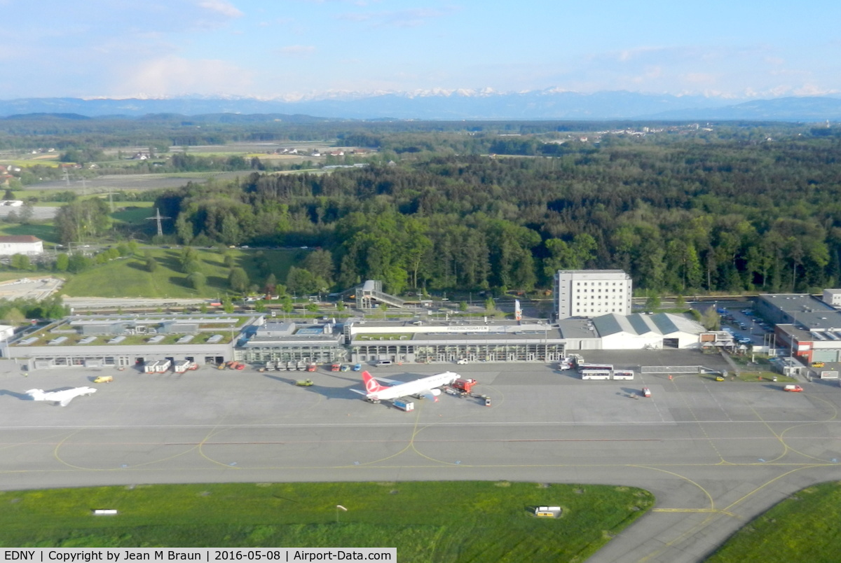 Bodensee Airport, Friedrichshafen Germany (EDNY) - Friedrichshafen also known as Bodensee Airport is hometown of the Zeppelins, still flying around Lake Constance today.