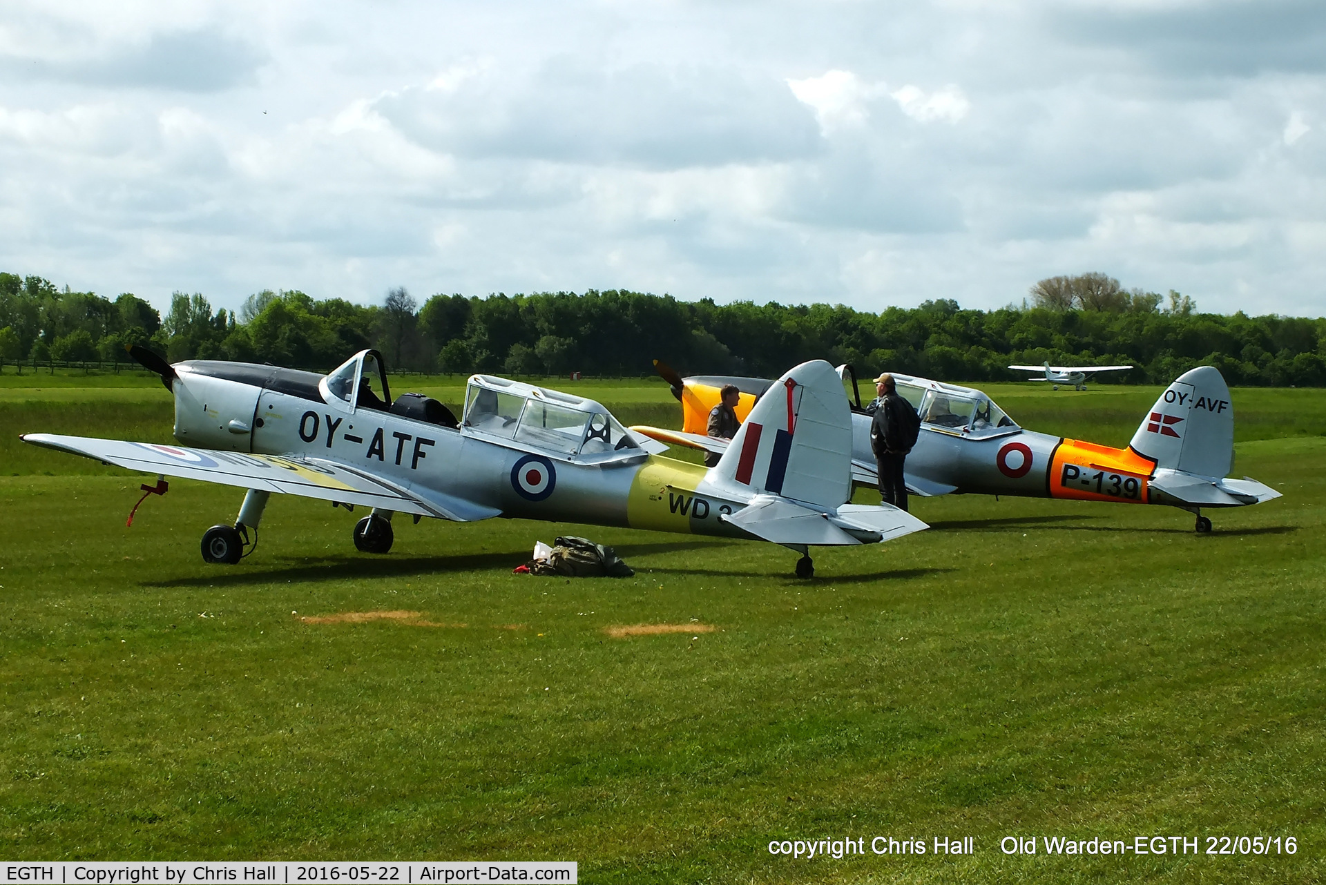 EGTH Airport - 70th Anniversary of the first flight of the de Havilland Chipmunk  Fly-In at Old Warden