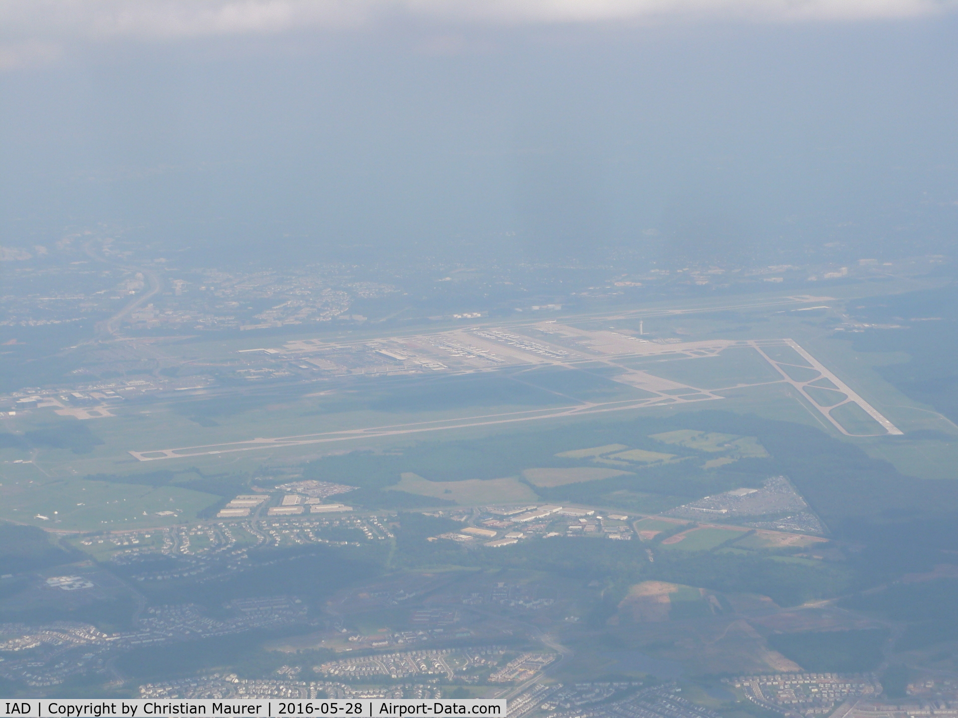 Washington Dulles International Airport (IAD) - Washington Dulles IAD taken from a ERJ175