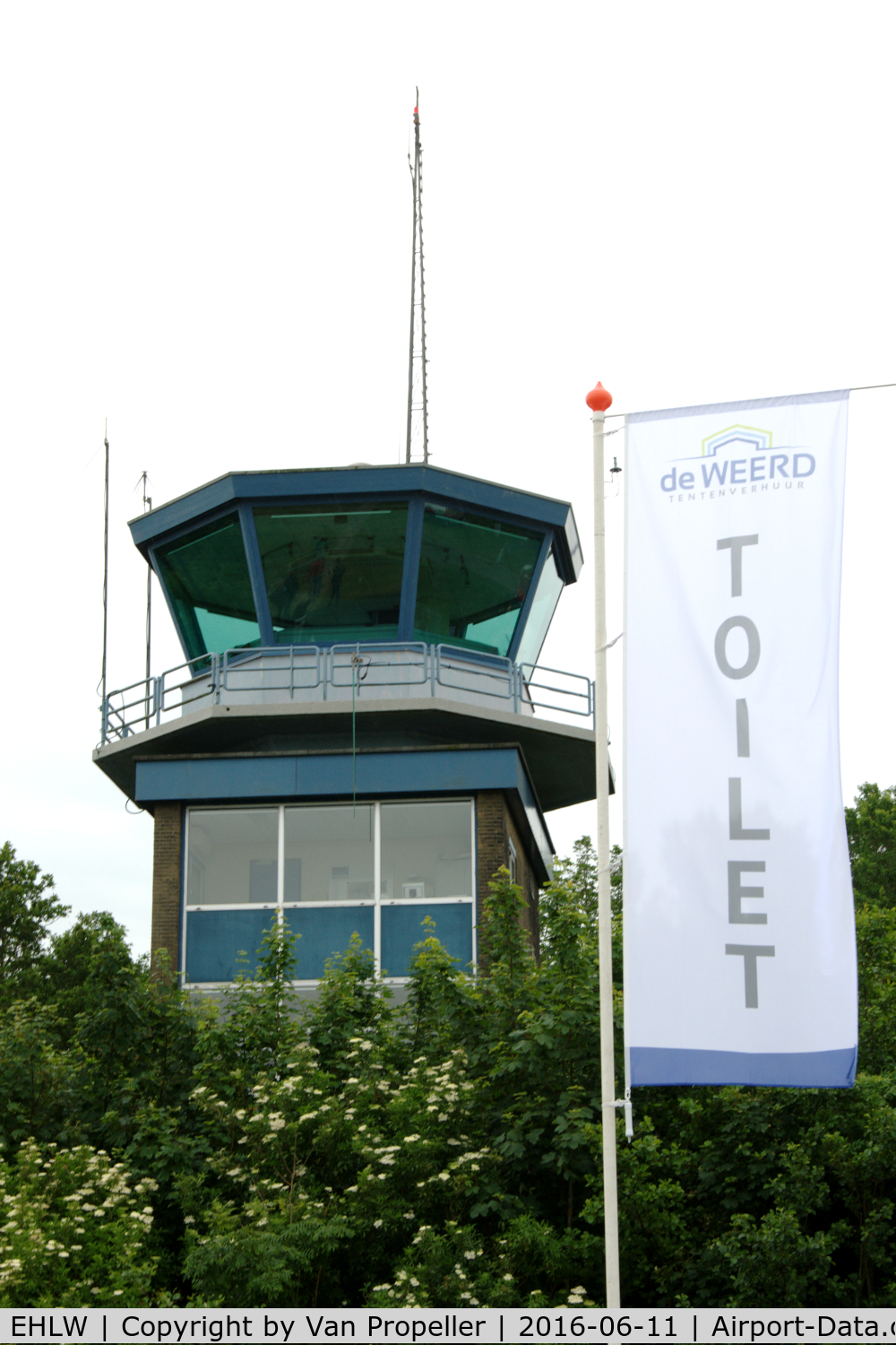 Leeuwarden Air Base Airport, Leeuwarden Netherlands (EHLW) - The control tower during the 2016 open days of the Royal Netherlands Air Force at Leeuwarden Air Base