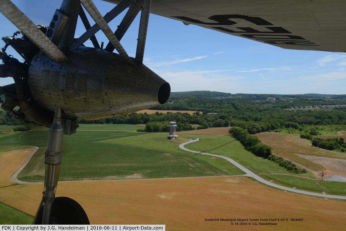 Frederick Municipal Airport (FDK) - FDK tower from Ford Tri-Motor.