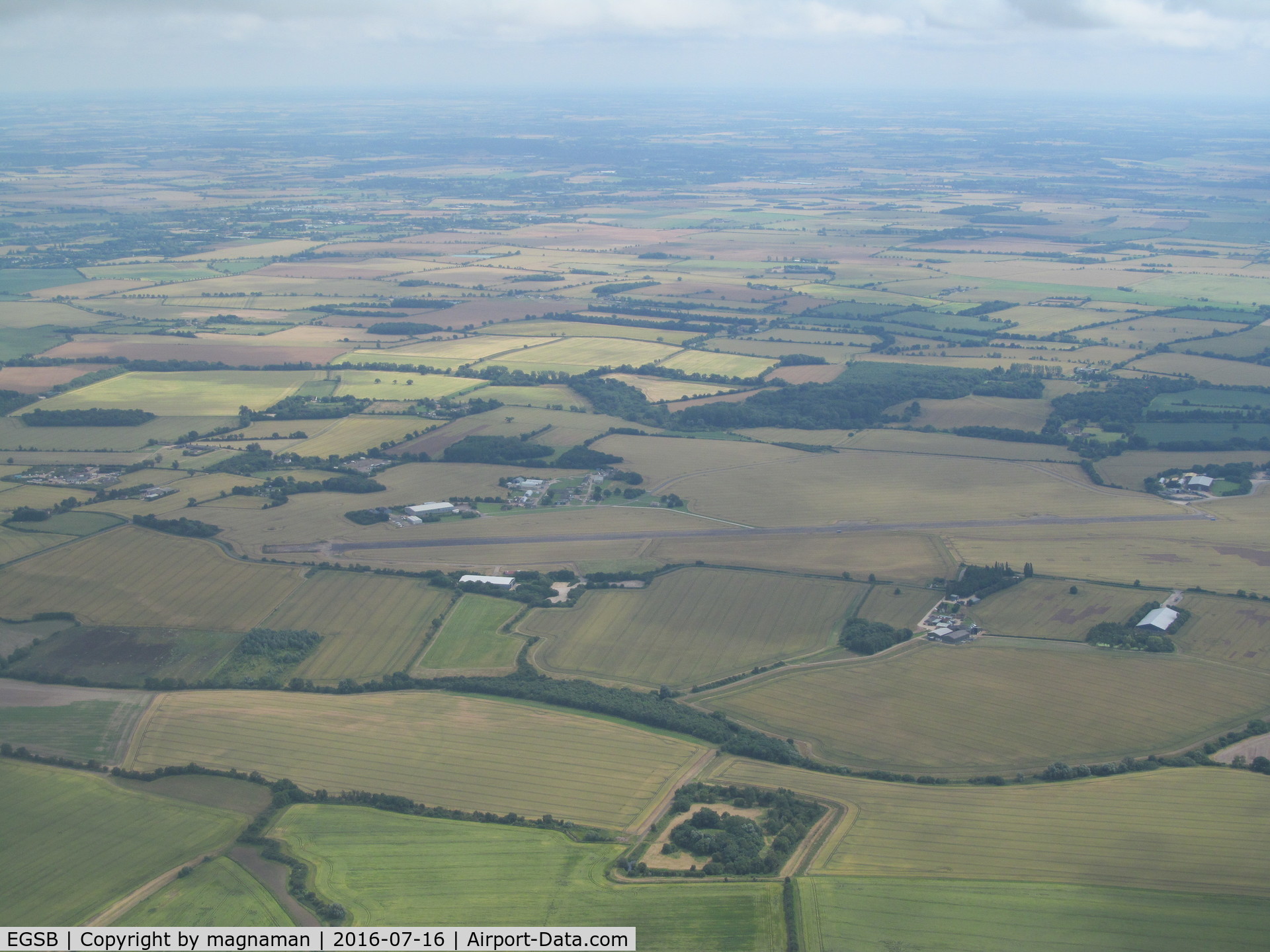 Bedford Castle Mill Airport, Bedford, England United Kingdom (EGSB) - Actually Little Staughton strip - a couple of miles east of Bedford