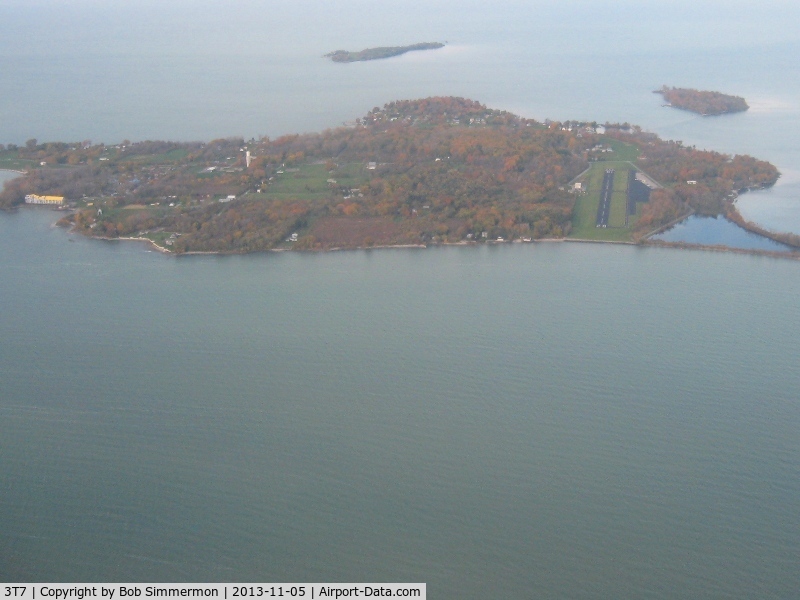 Middle Bass Island Airport (3T7) - Looking west on a nice fall day.