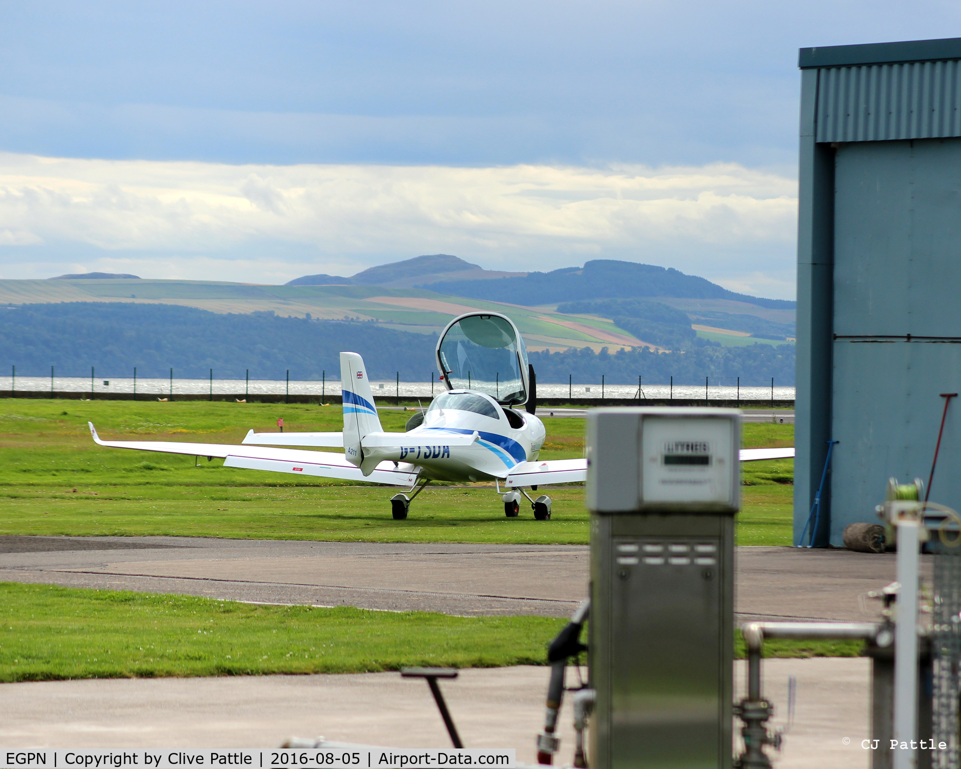 Dundee Airport, Dundee, Scotland United Kingdom (EGPN) - Tayside Aviation area at Dundee Riverside EGPN. 