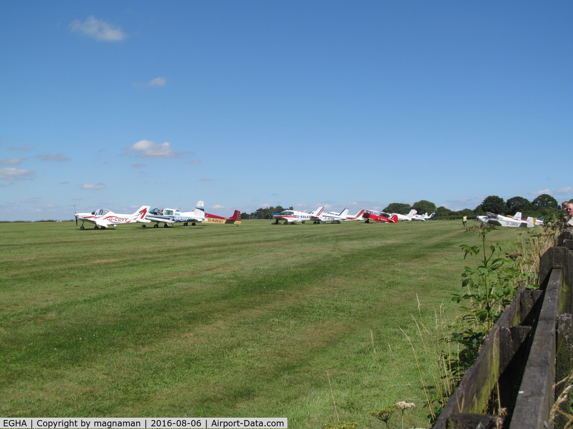 Compton Abbas Airfield Airport, Shaftesbury, England United Kingdom (EGHA) - Fly in today - great weather