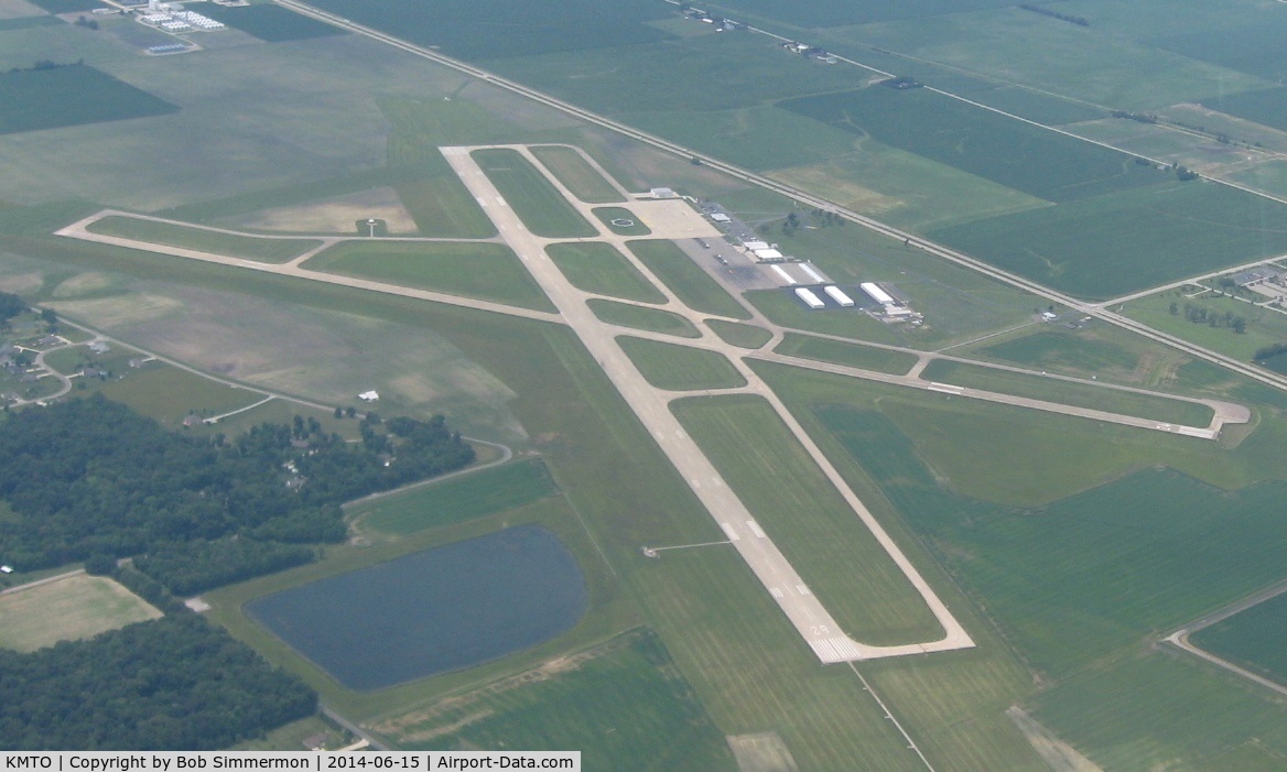 Coles County Memorial Airport (MTO) - Looking NW