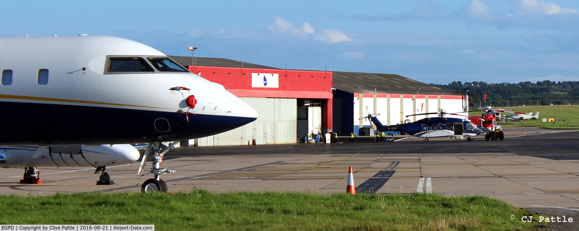 Aberdeen Airport, Aberdeen, Scotland United Kingdom (EGPD) - Aberdeen EGPD East side apron
