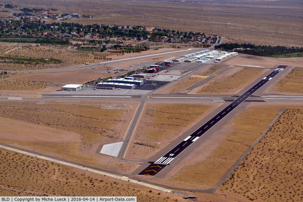 Boulder City Municipal Airport, Boulder City, Nevada United States (BLD) - Taken from N228SA during a Grand Canyon scenic flight
