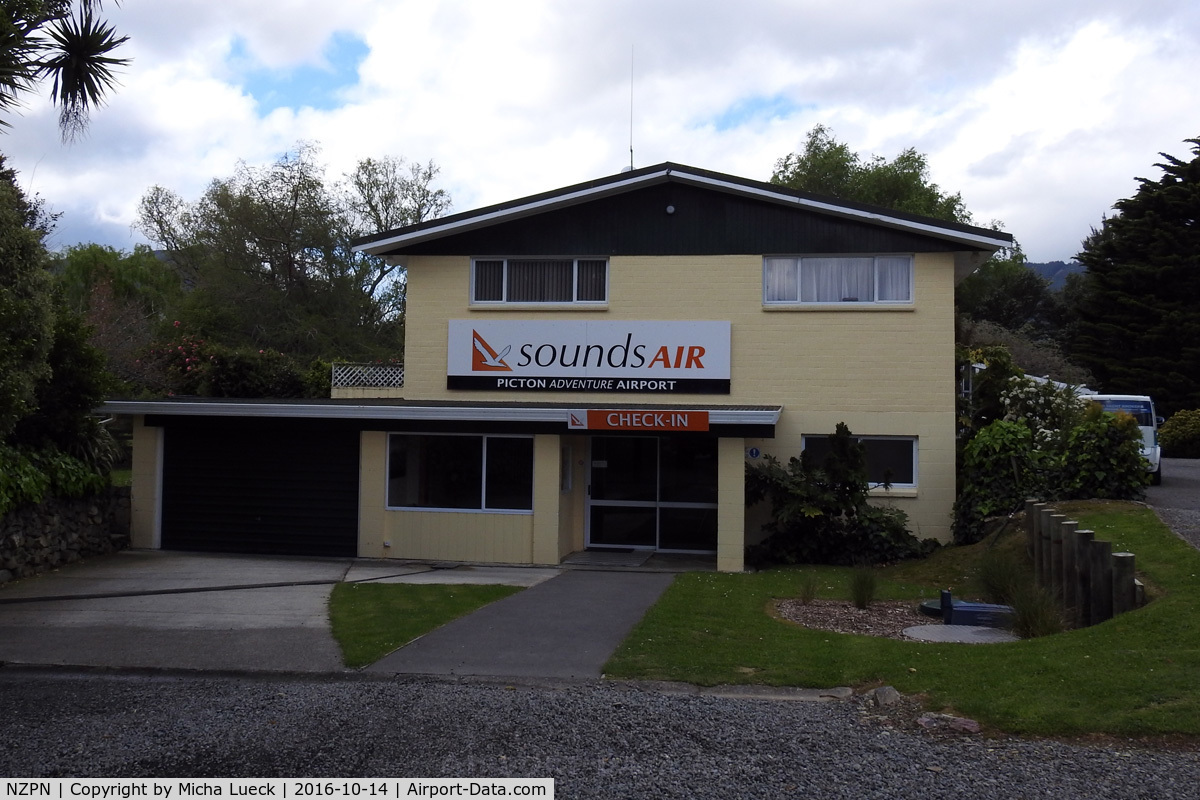 Picton Aerodrome Airport, Picton New Zealand (NZPN) - The tiny Sounds Air 