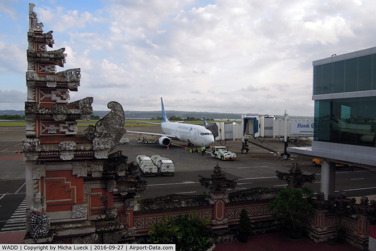 Ngurah Rai Airport (Bali International Airport), Denpasar, Bali (ICAO code also given as WRRR) Indonesia (WADD) - DPS has a great mix of traditional and modern