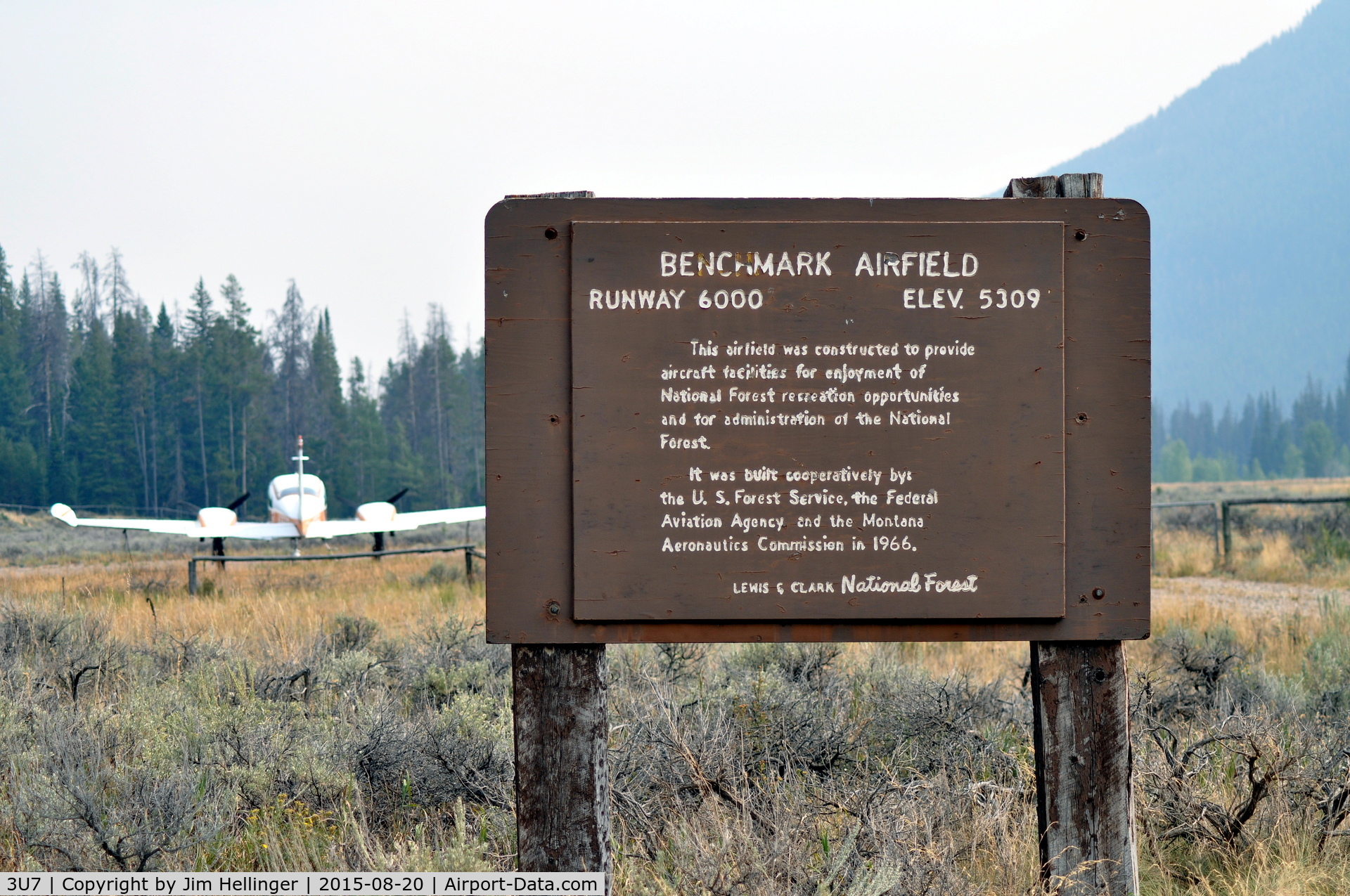 Benchmark Airport (3U7) - Benchmark Airfield, west end.