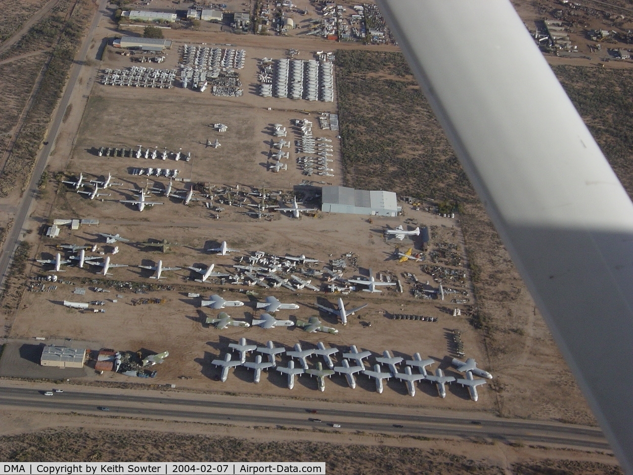 Davis Monthan Afb Airport (DMA) - Aerial View of AMARC