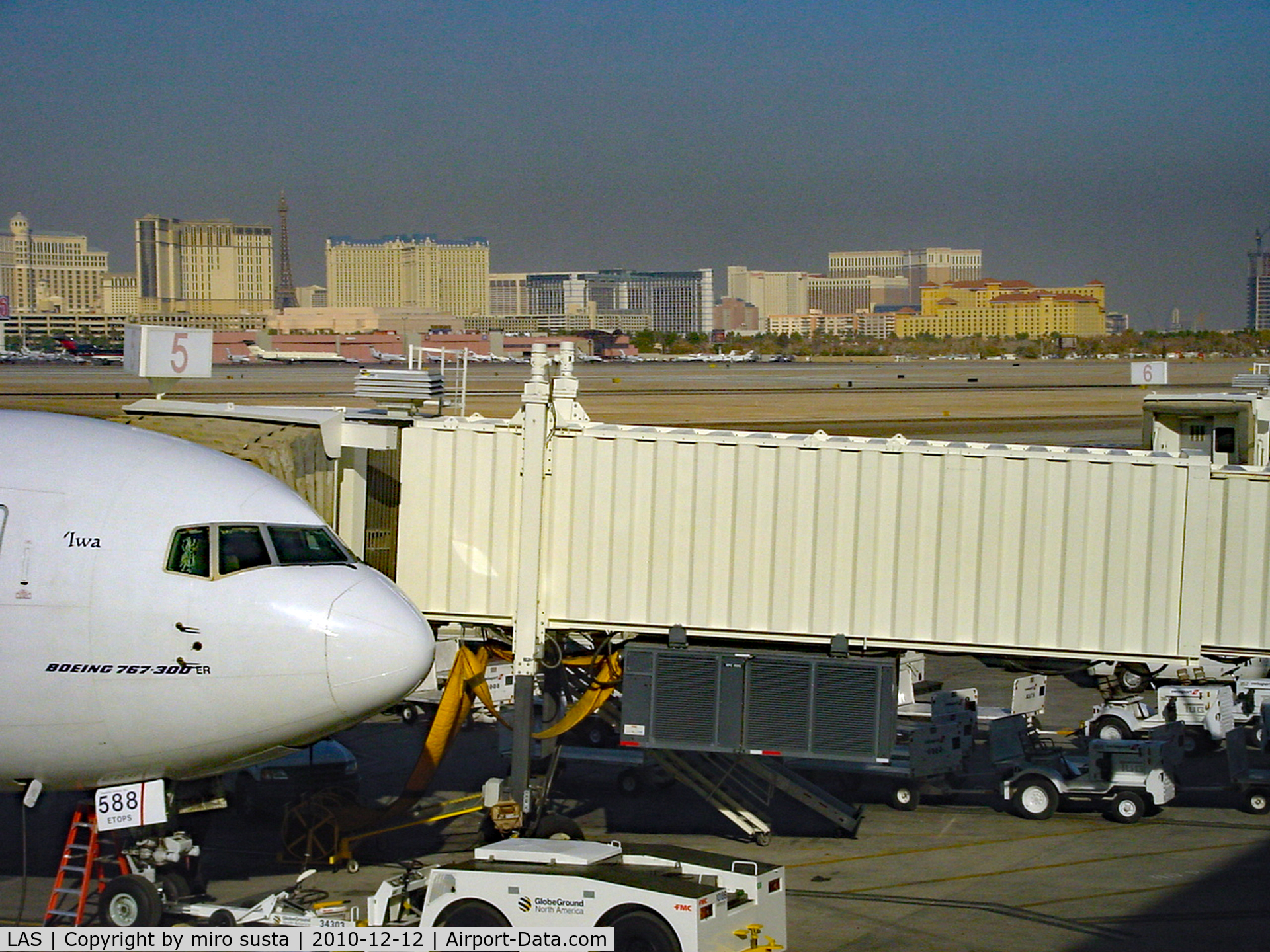 Mc Carran International Airport (LAS) - Mc Carran International Airport in Las Vegas, view from terminal building.